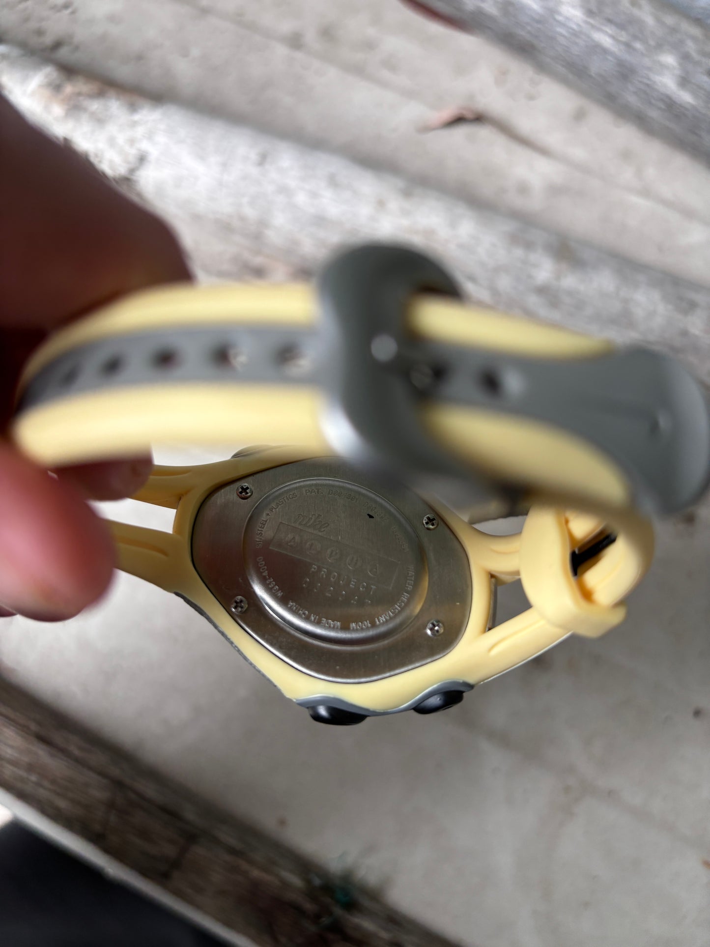 Vintage Y2K Nike Triax Swift Alpha Project Watch Yellow Blue OSFM Digital