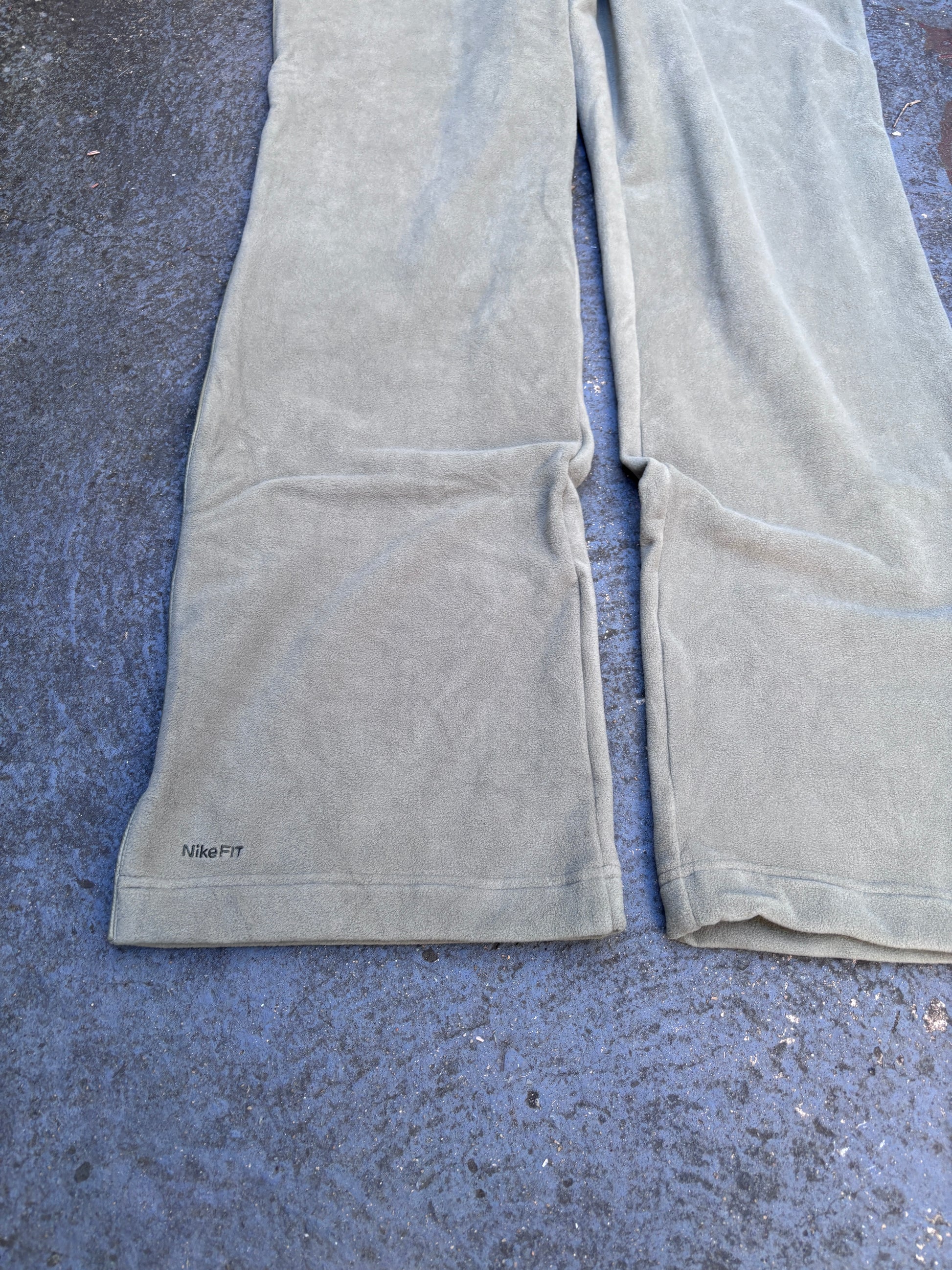 Vintage Y2K Nike ACG Track Pants Women’s M Green NWT Fleece Therma-Fit