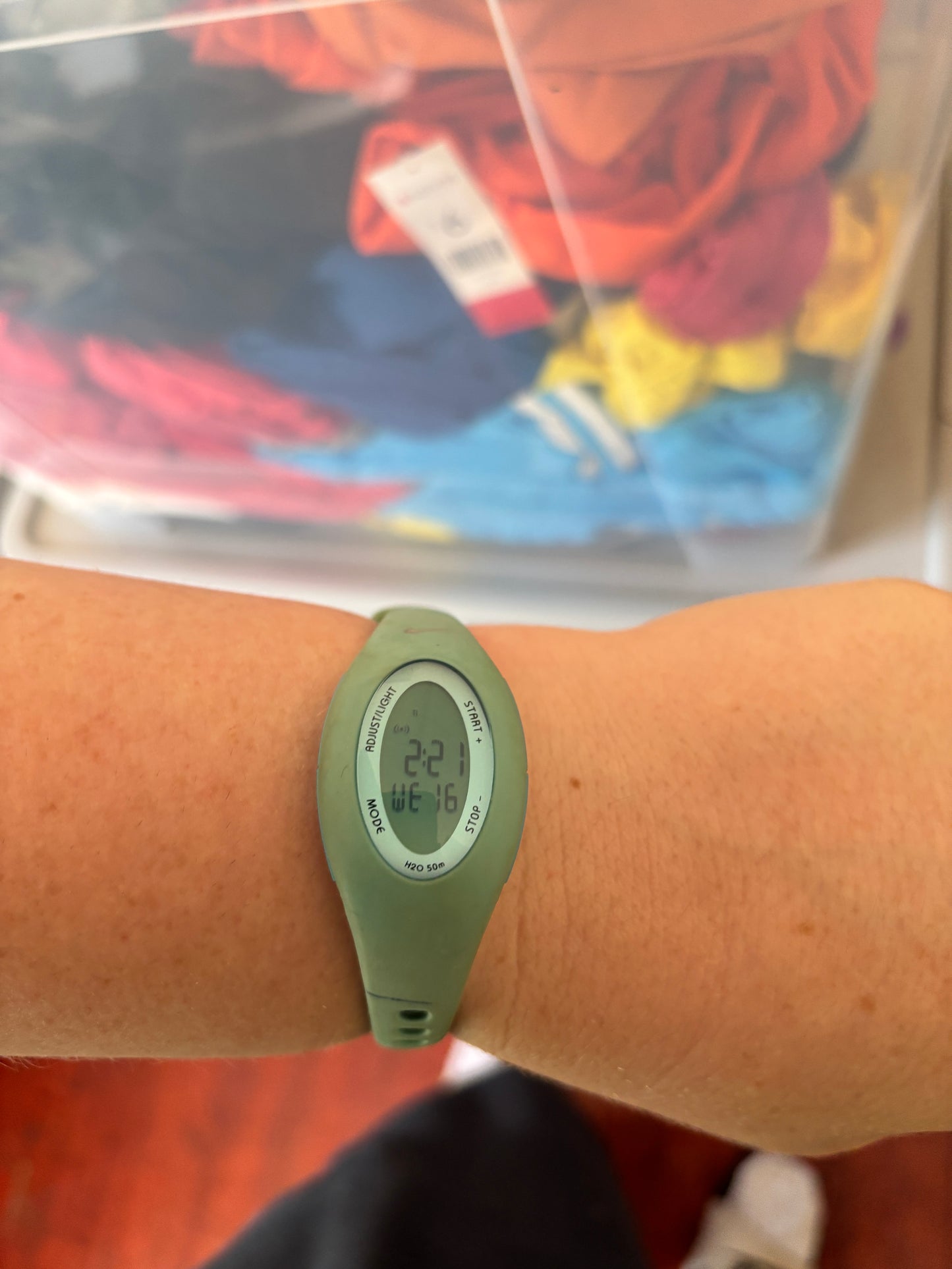 Vintage Y2K Nike Nuru Watch Green OSFM Digital Wristwatch