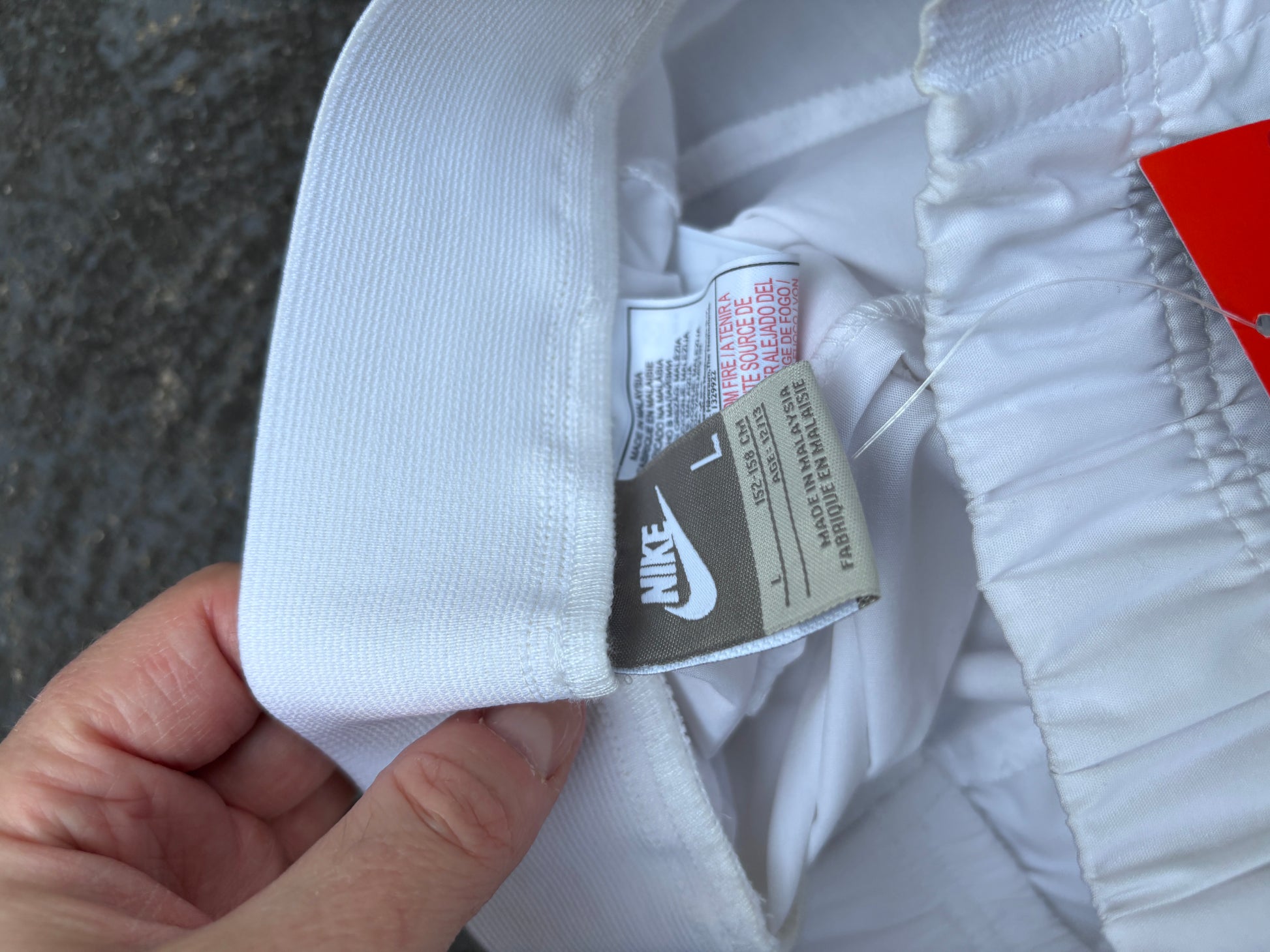 Vintage Y2K Nike Tn 3/4 Track Pants Men Size S White Blue Details Classic Nylon Windbreakers (Copy)