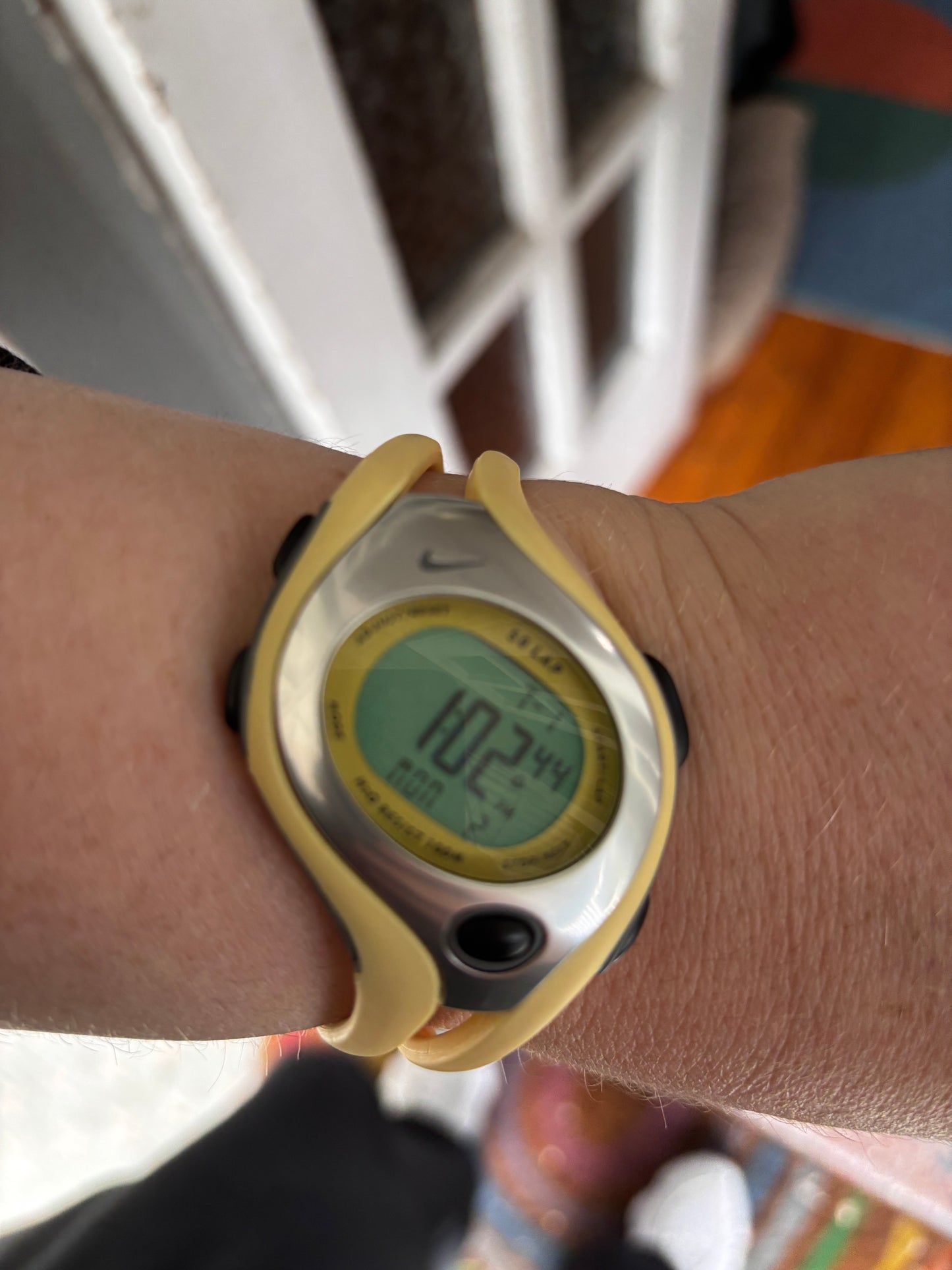 Vintage Y2K Nike Triax Swift Alpha Project Watch Yellow Blue OSFM Digital