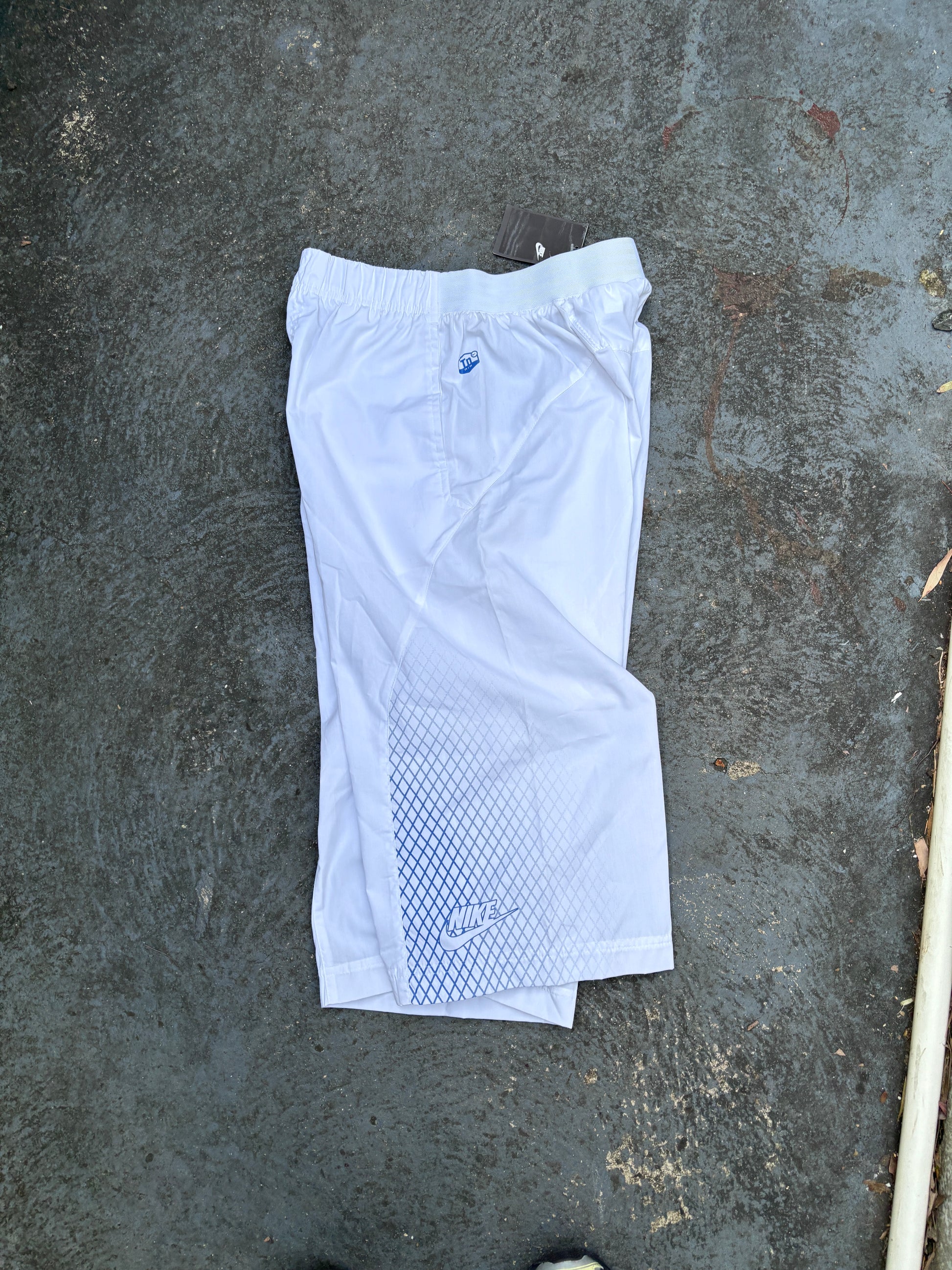 Vintage Y2K Nike Tn 3/4 Track Pants Men Size S White Blue Details Classic Nylon Windbreakers (Copy)