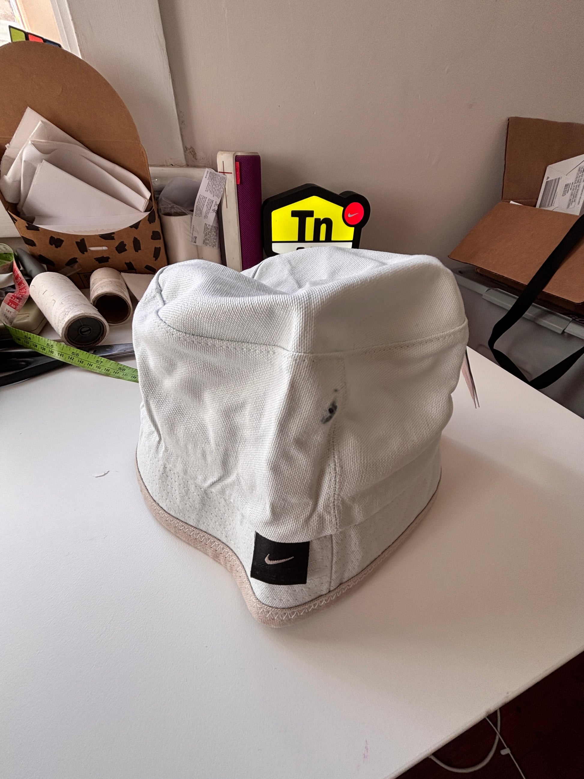 Vintage Y2K Nike Bucket Hat OSFM Baby Blue New w Tags NWT Deadstock