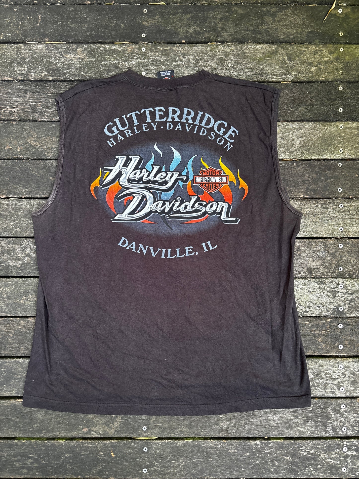 Vintage Harley Davidson 100 Years T-shirt Sz XL Black