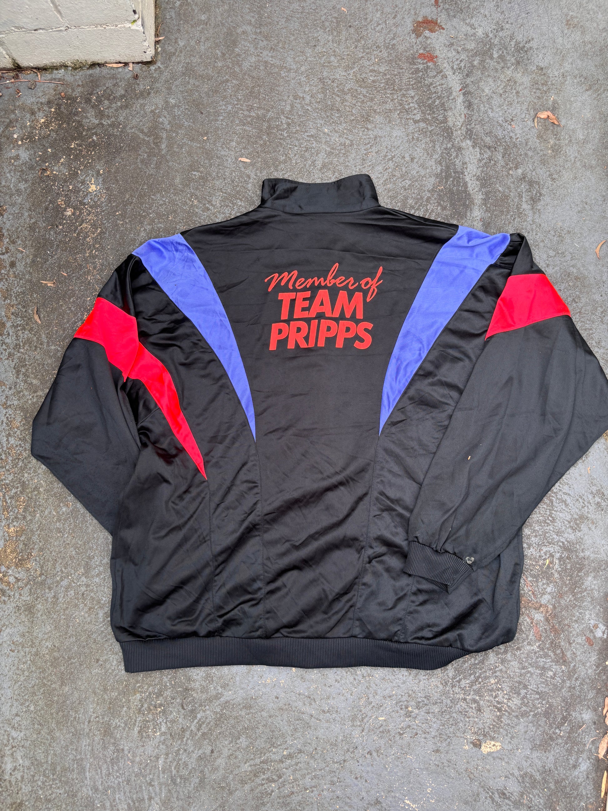 Vintage 90s Nike Jacket Size XL Black Fluro Football Camp Satin Style Windbreaker