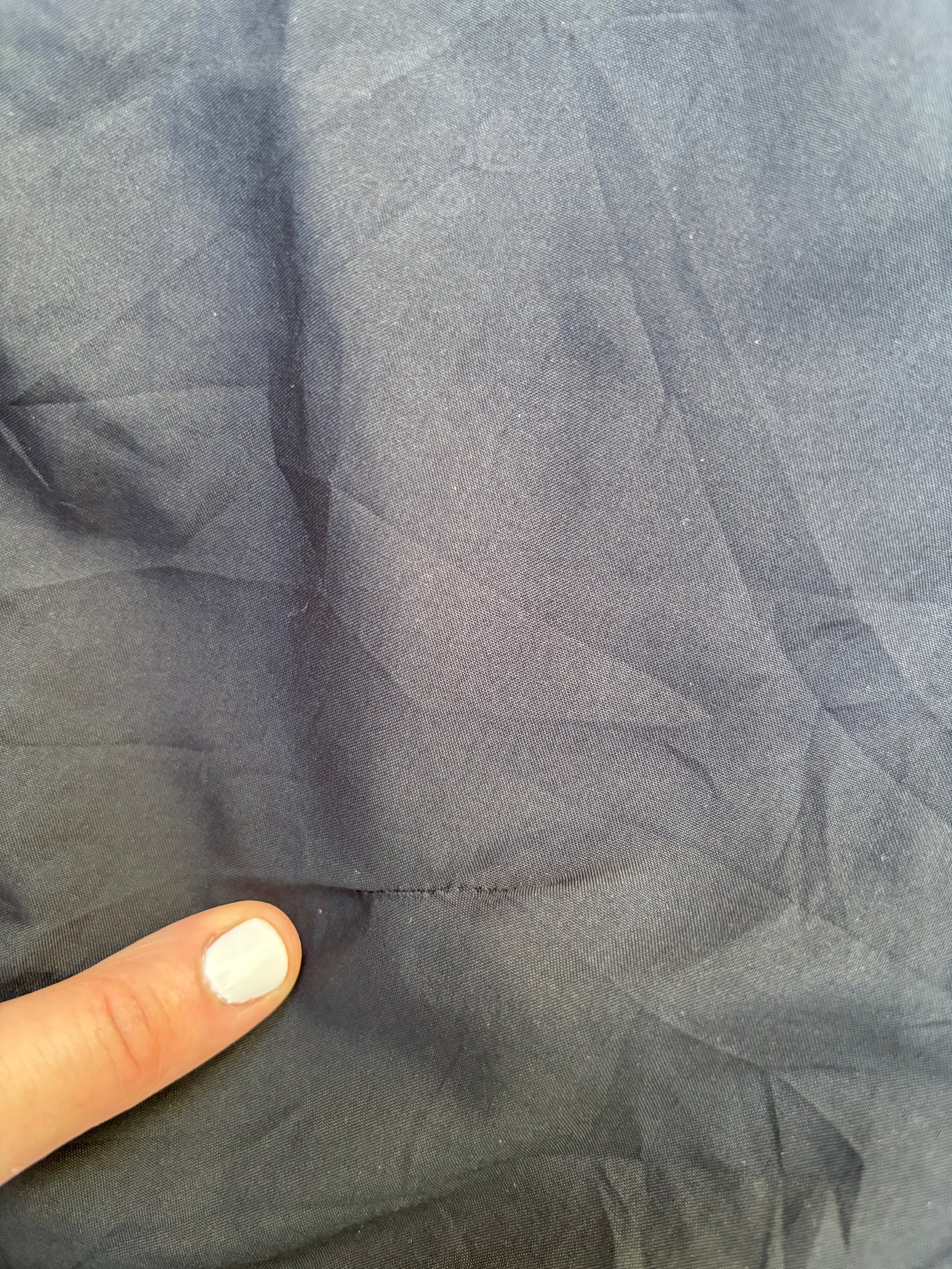 Nike Dri-Fit Track Pants Size M Black White Swoosh Wide Leg Ankle Zip + Bungee