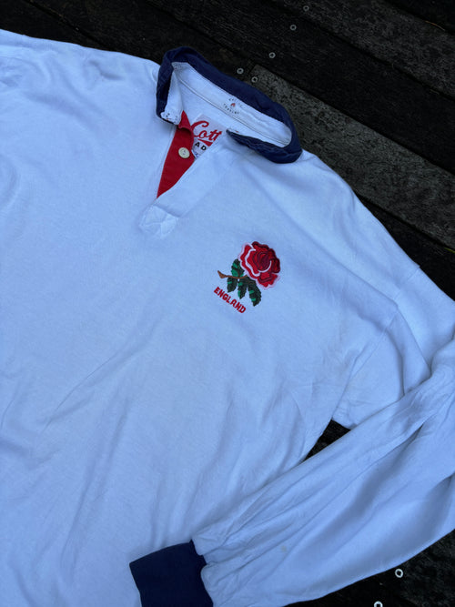 1991 Cotton Traders England Team Rugby Jersey