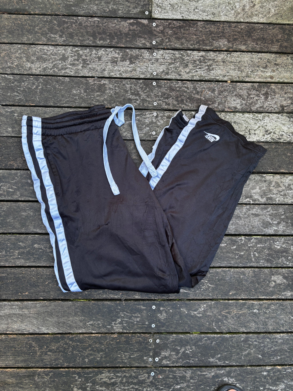 Vintage Y2K Nike Track Pants Size XL Mesh Texture