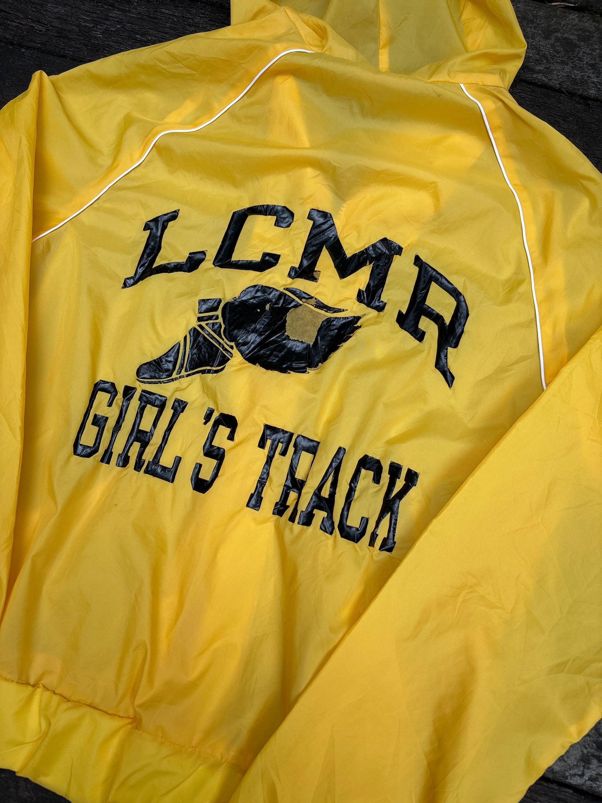 Y2K Champion Nylon Jacket Size S Girls Track Team USA