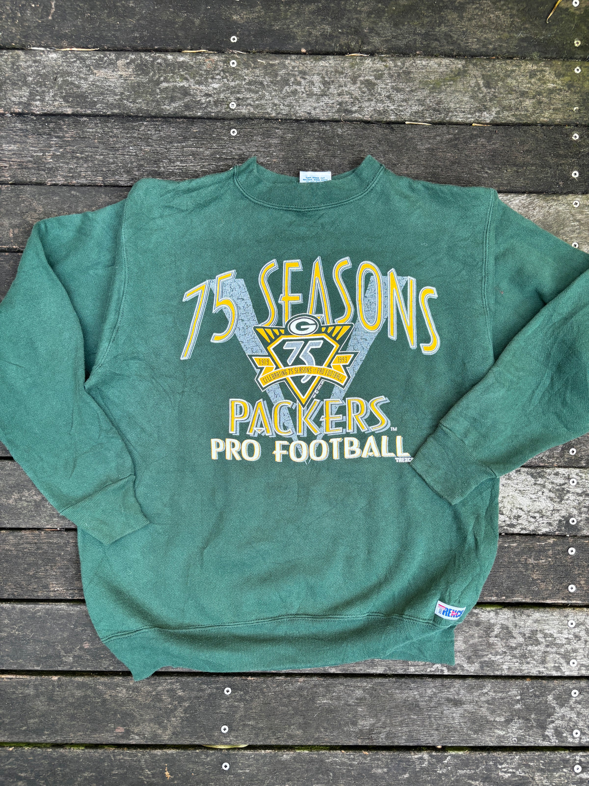 Vintage Green Bay Packers Jumper Size M