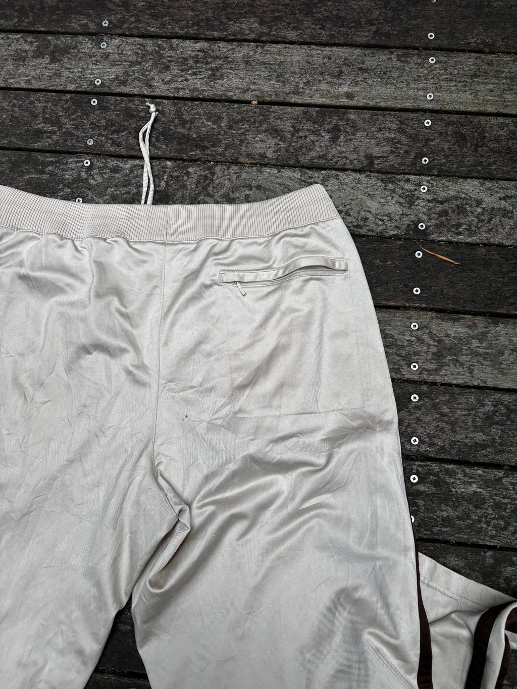 Vintage Beige Creme Brown Nike Track Pants Y2K Size XL Fixer
