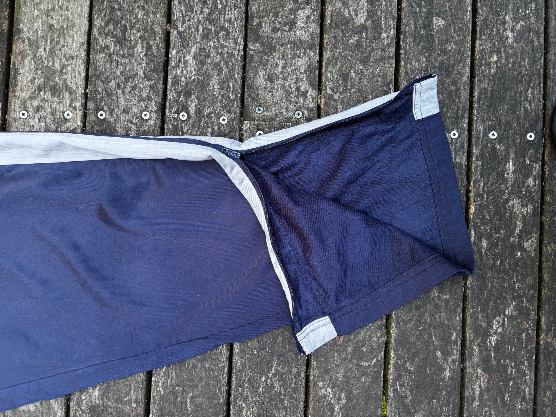 Vintage Nike Track Pants Size XXL Navy Grey