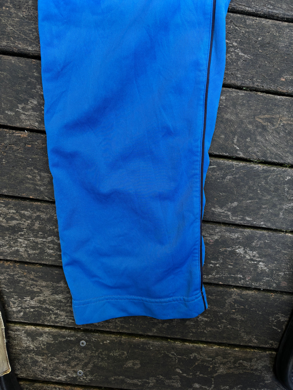 Nike Y2K Blue Grey Logo Track Pants Size M