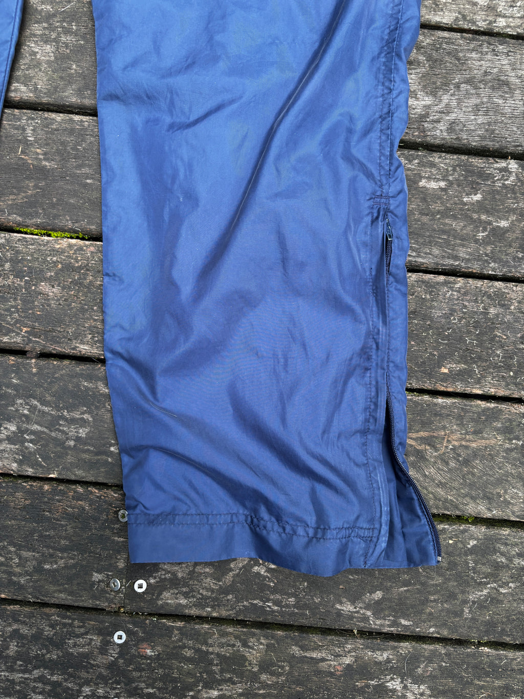 Classic Y2K Nike Track Pants Sz L Navy