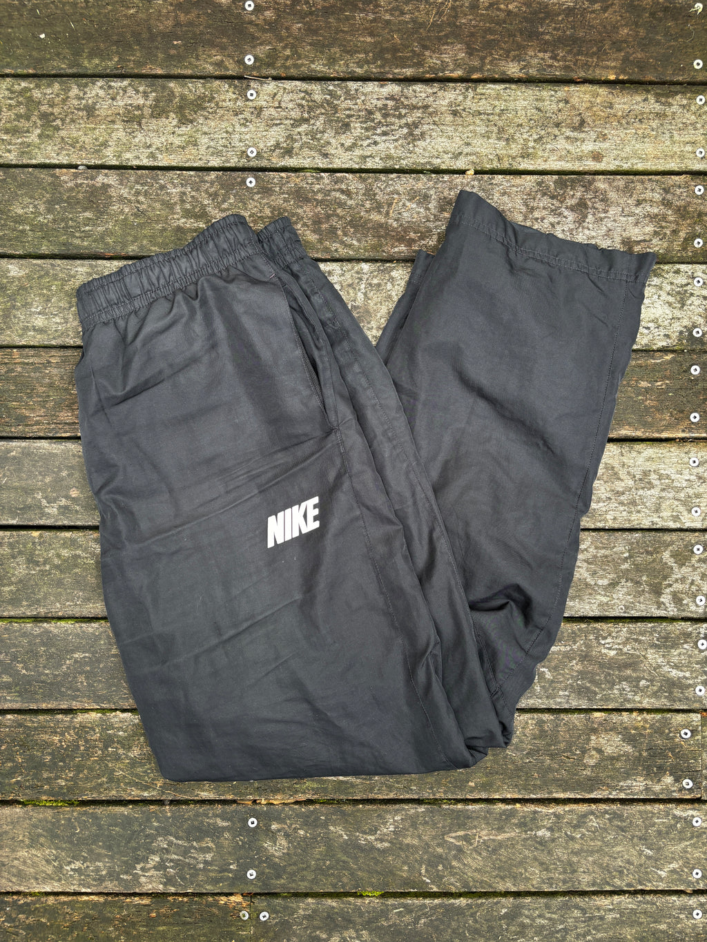 Classic Nike Track Pants Size M Black