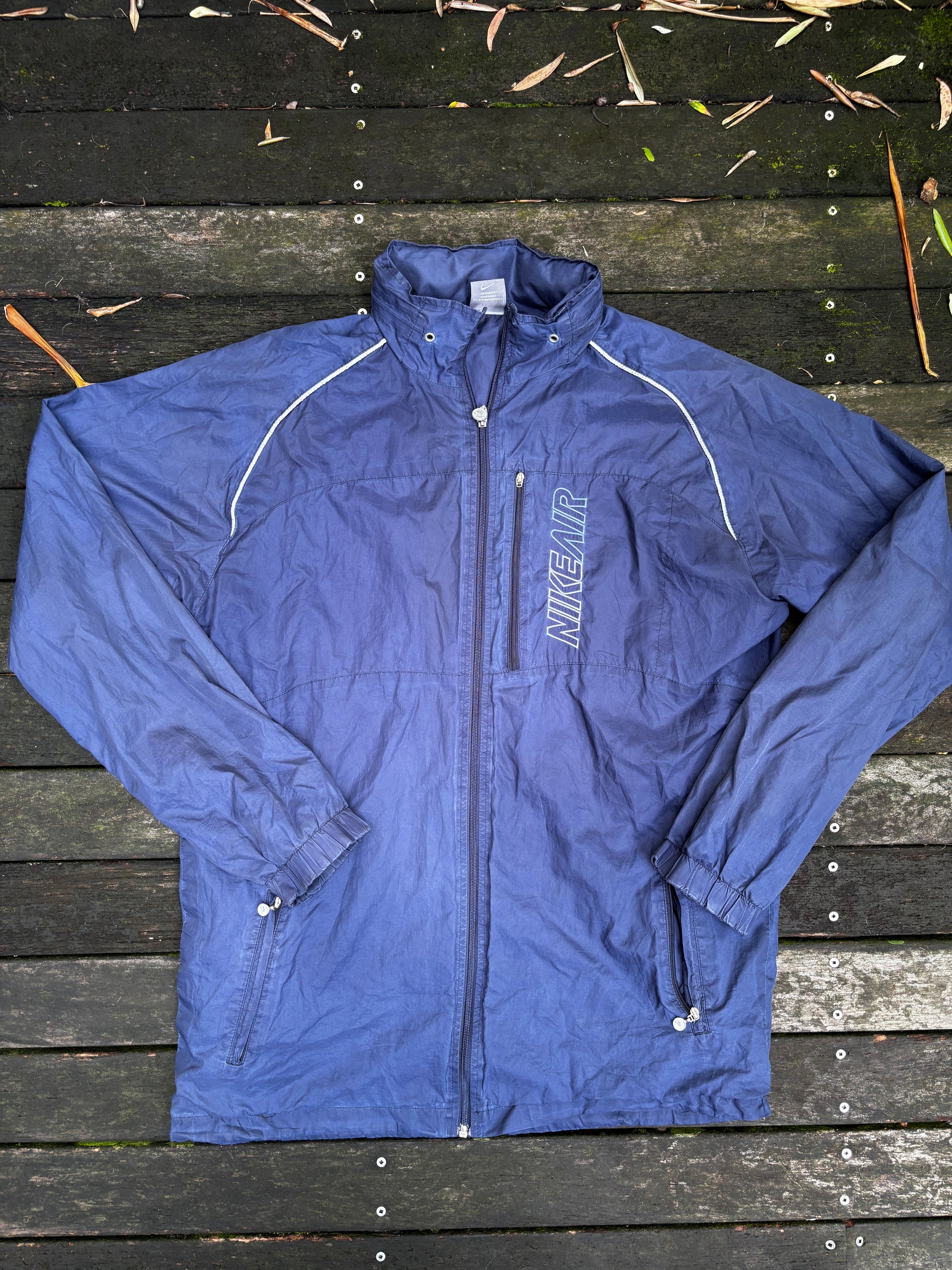 Vintage Y2K Nike Air Jacket Size XL Navy
