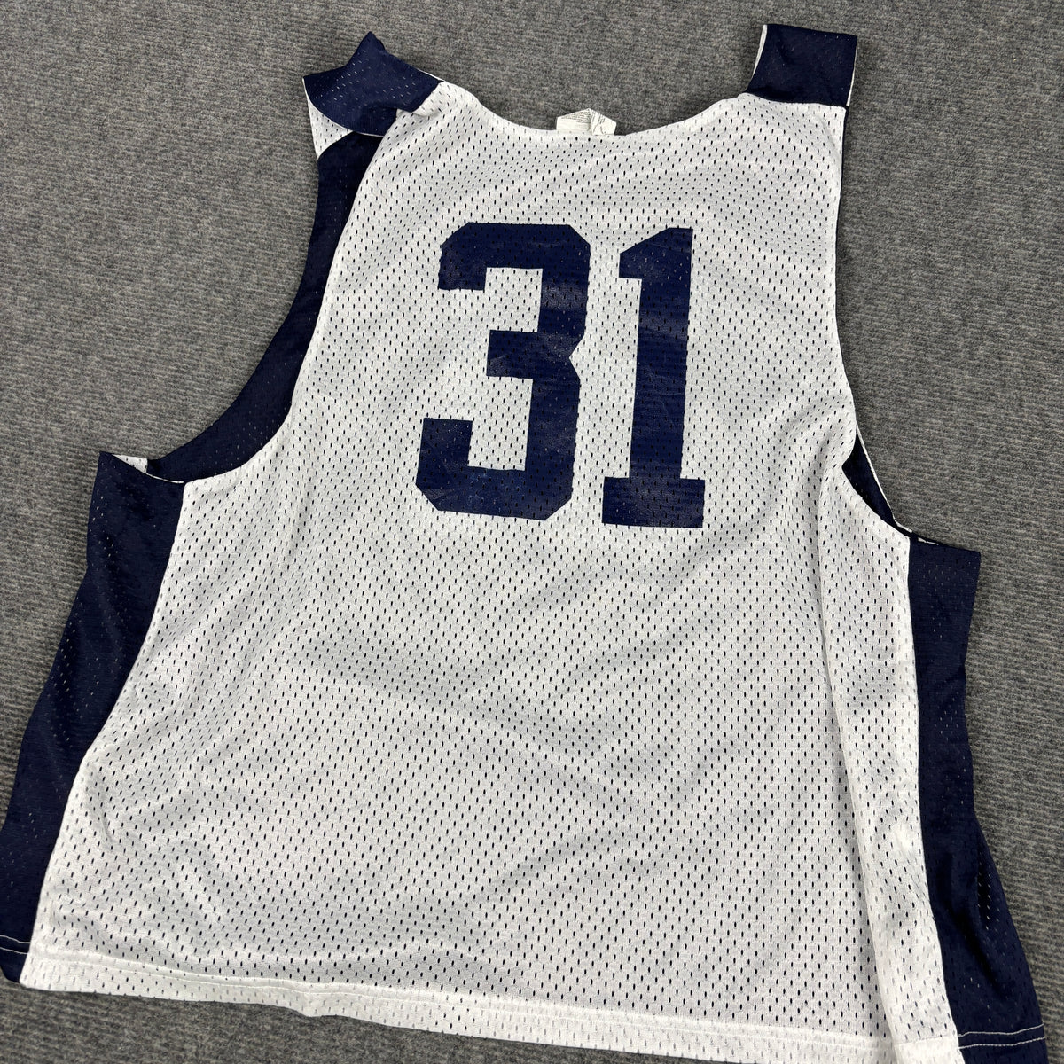 Nike Reversible Basketball Jersey Men's Large White Blue Mesh