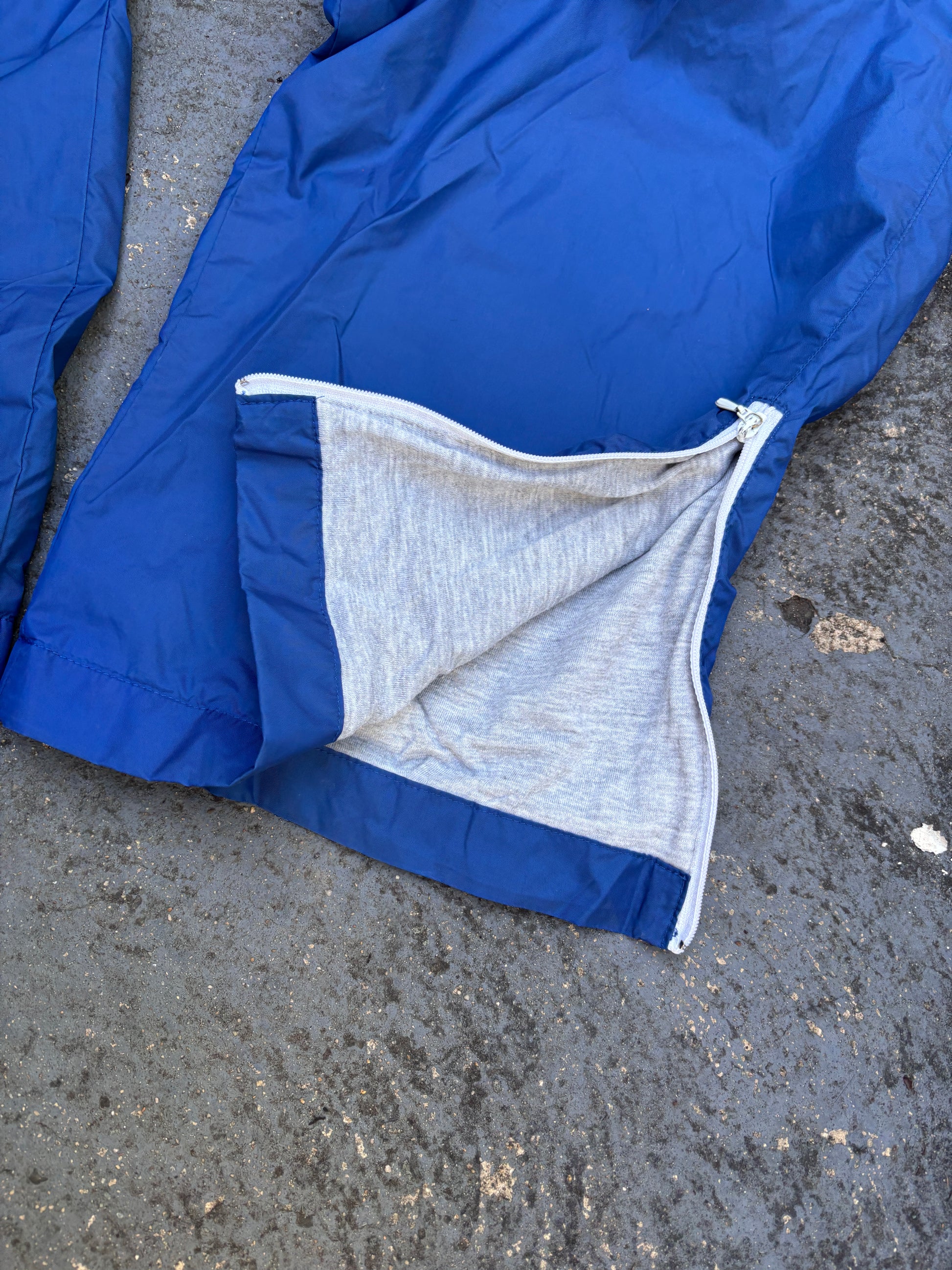 Classic Y2K Nike Track Pants Size XL Blue