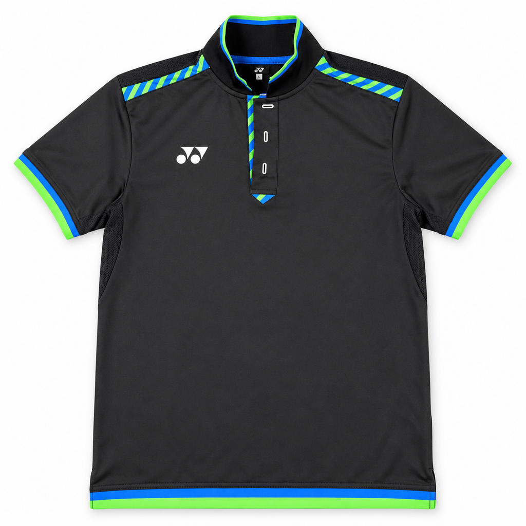 Yonex Tennis Polo Shirt Men's Small Black Activewear Japanese Stock