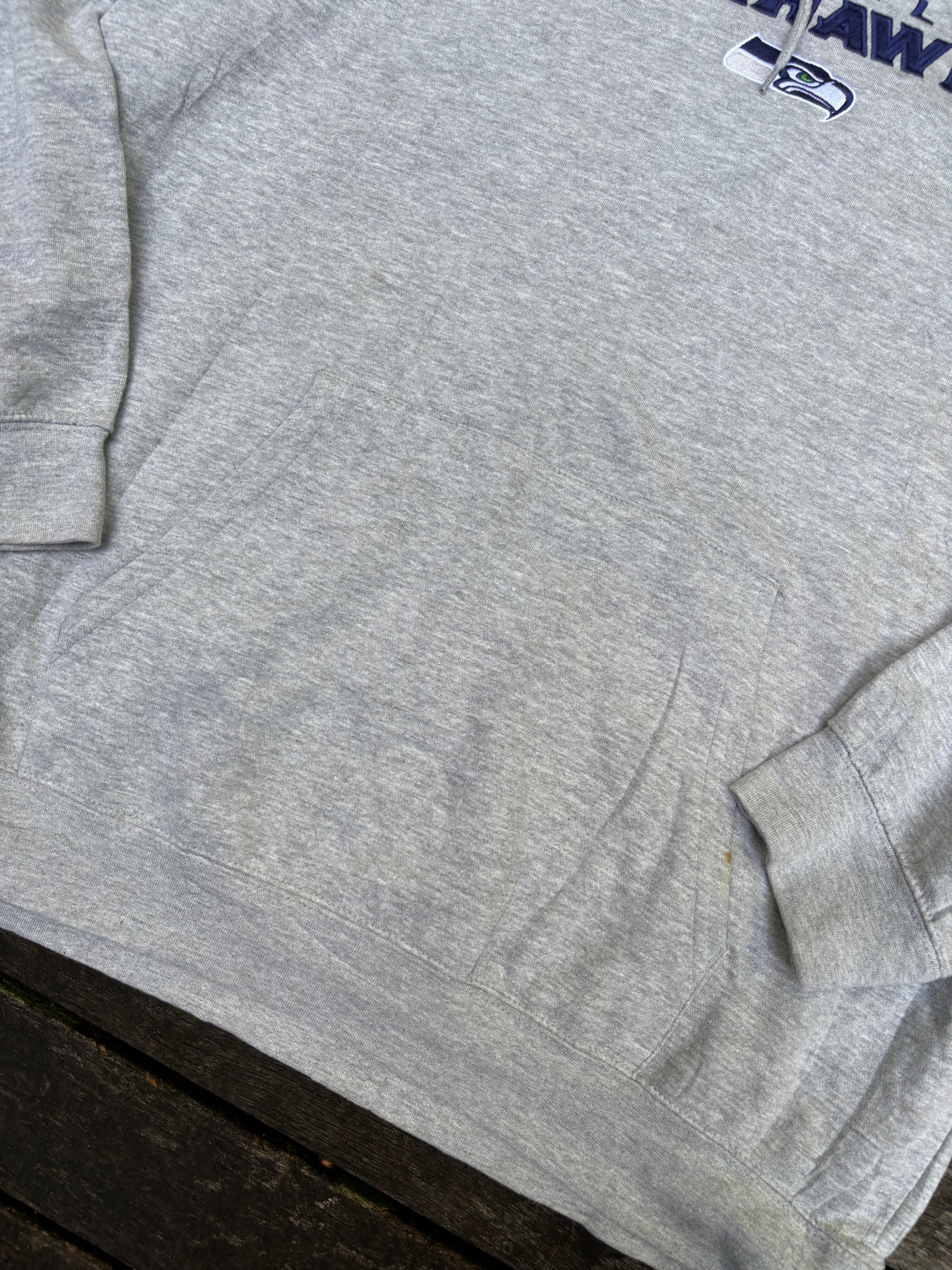 Vintage Seattle Seahawks Sweatshirt Size XXL Grey NFL