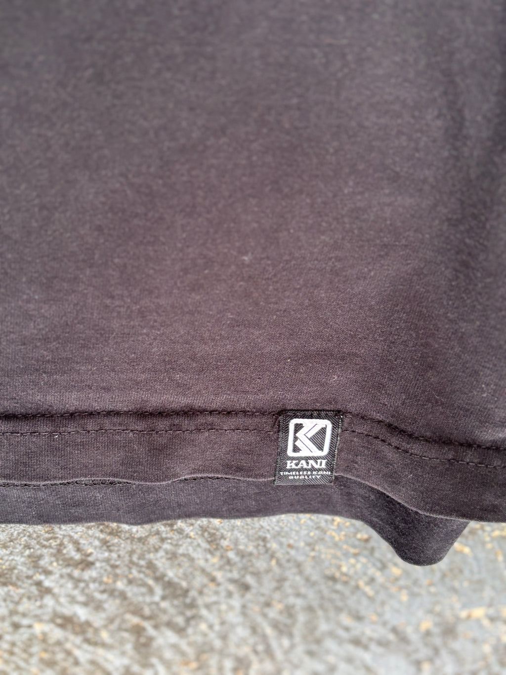 Vintage Y2K Karl Kani T-shirt Size XL Black Large Front Graphic Baggy Hip Hop