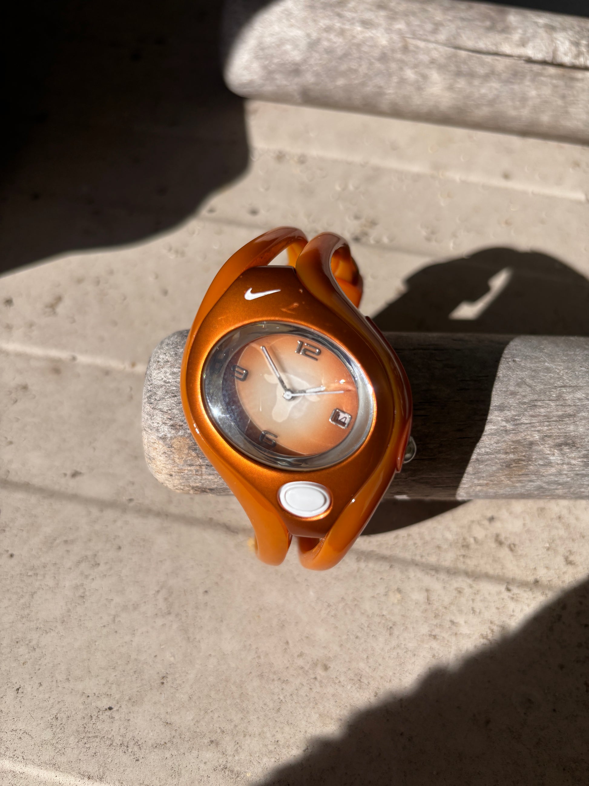 Vintage Y2K Nike Team Triax Swift Texas Longhorns Yellow Orange Analogue Watch