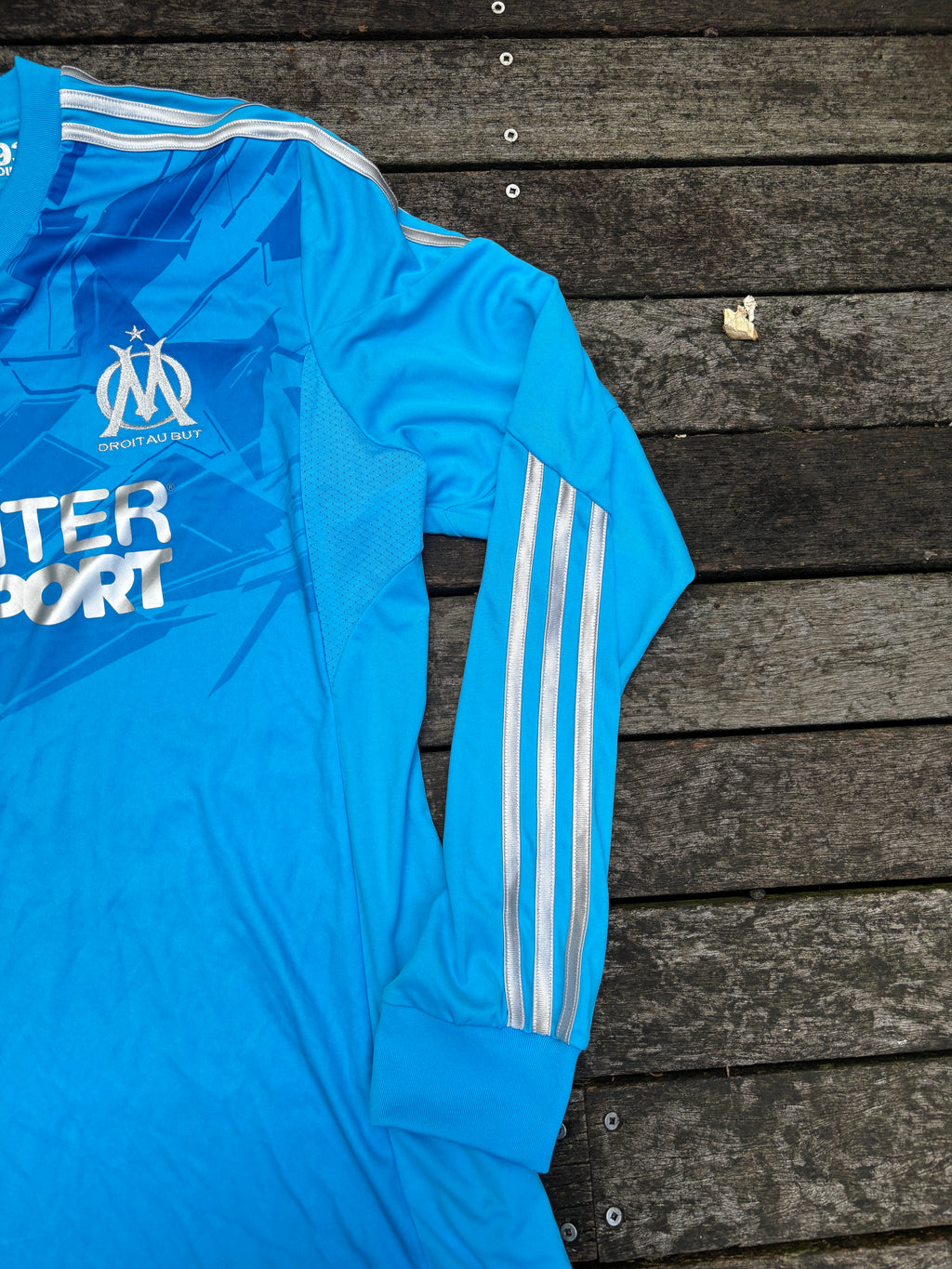 Olympique Marseille Waddle #8 Jersey Size XL
