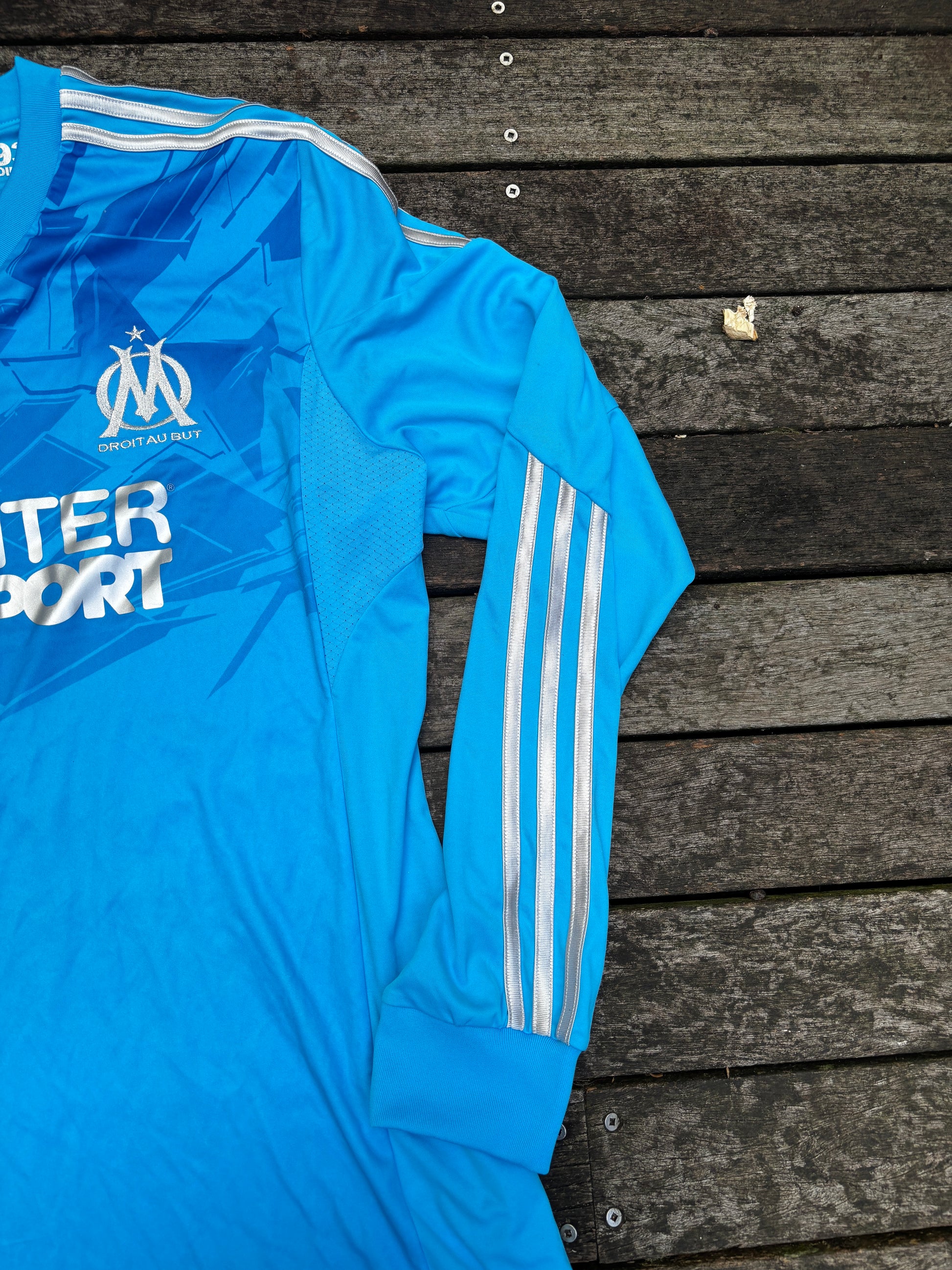 Olympique Marseille Waddle #8 Jersey Size XL