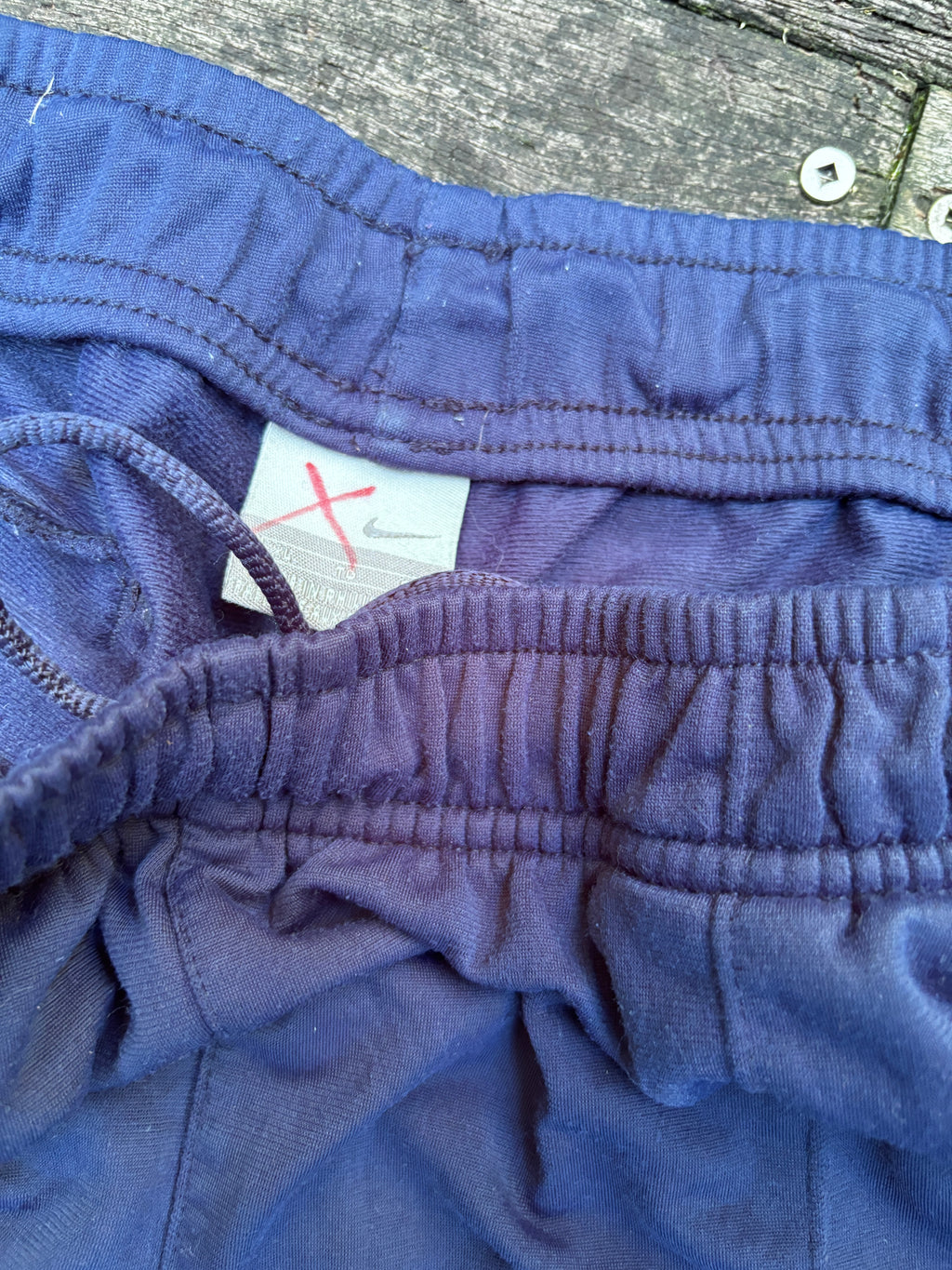Classic Y2K Nike Track Pants Pleated Middle Size XL