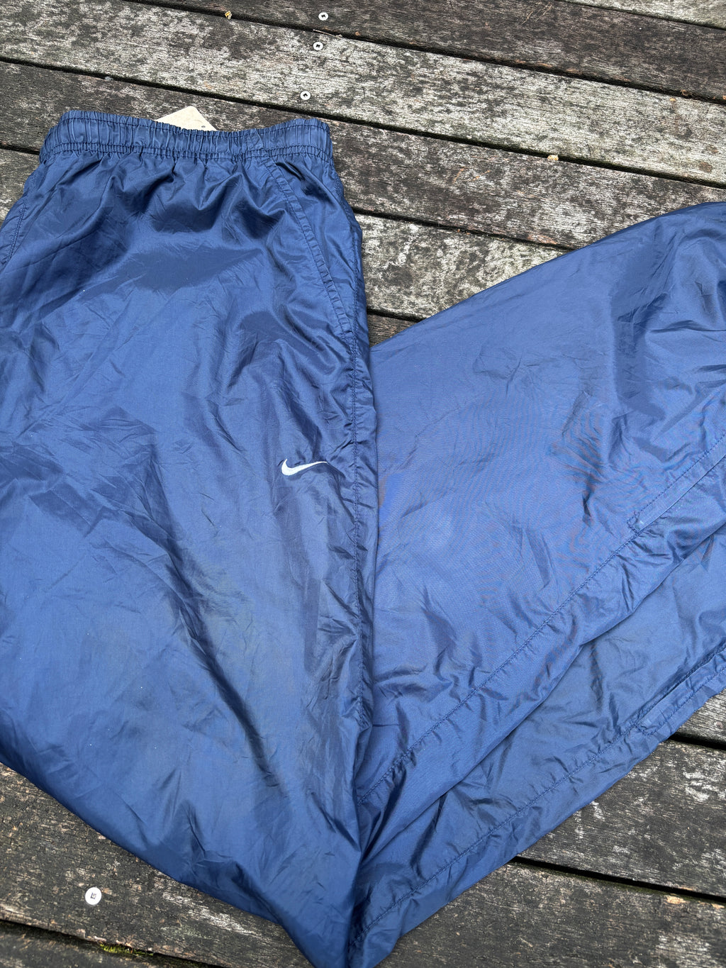 Vintage Y2K Nike Track Pants Sz XL Navy