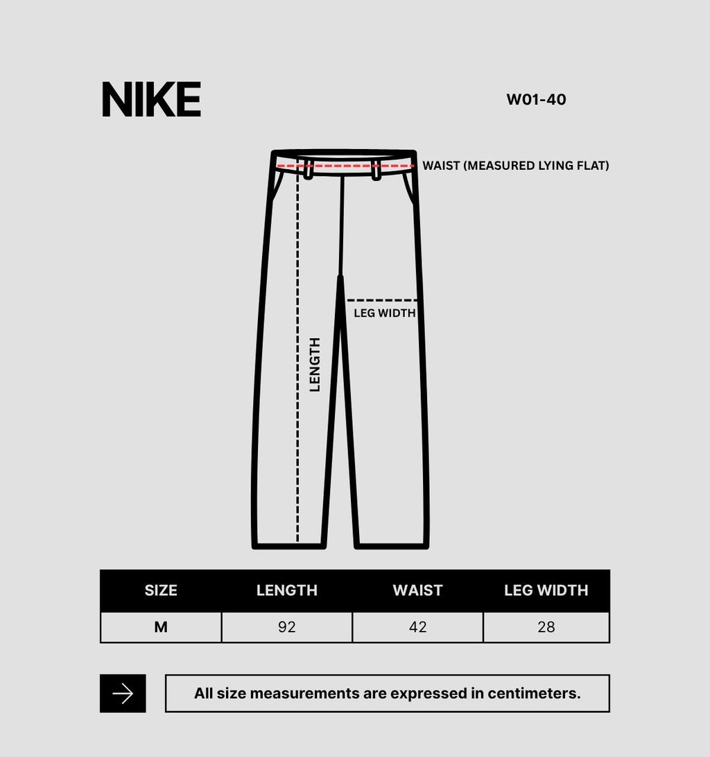 Vintage Y2K Nike Track Pants M Navy Grey Detail Classic Nylon Windbreakers