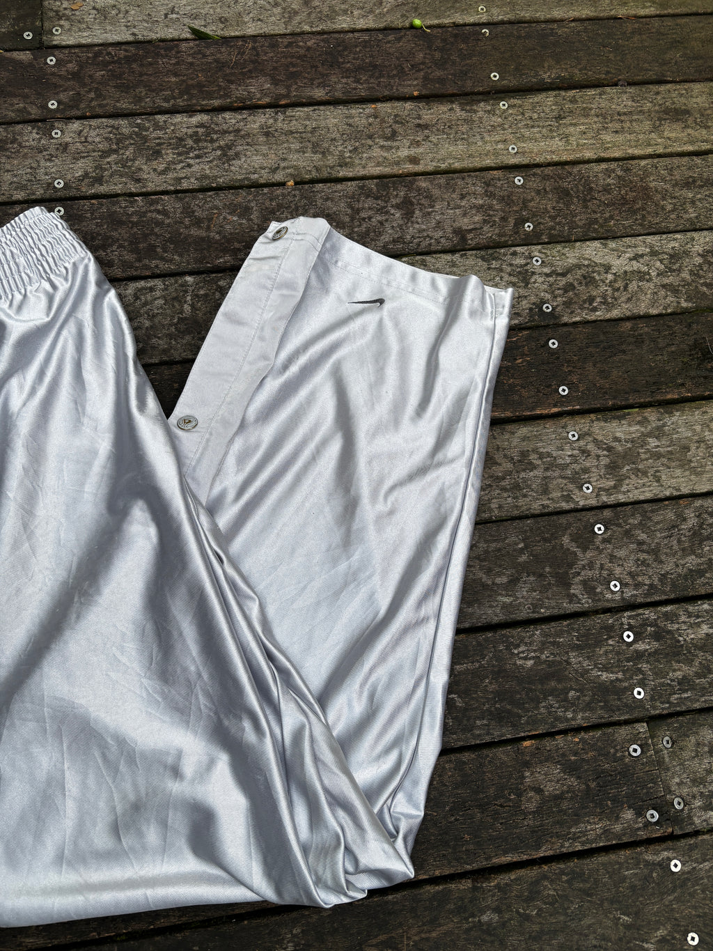 Nike Y2K Tearaway Basketball Track Pants Size XXL Grey