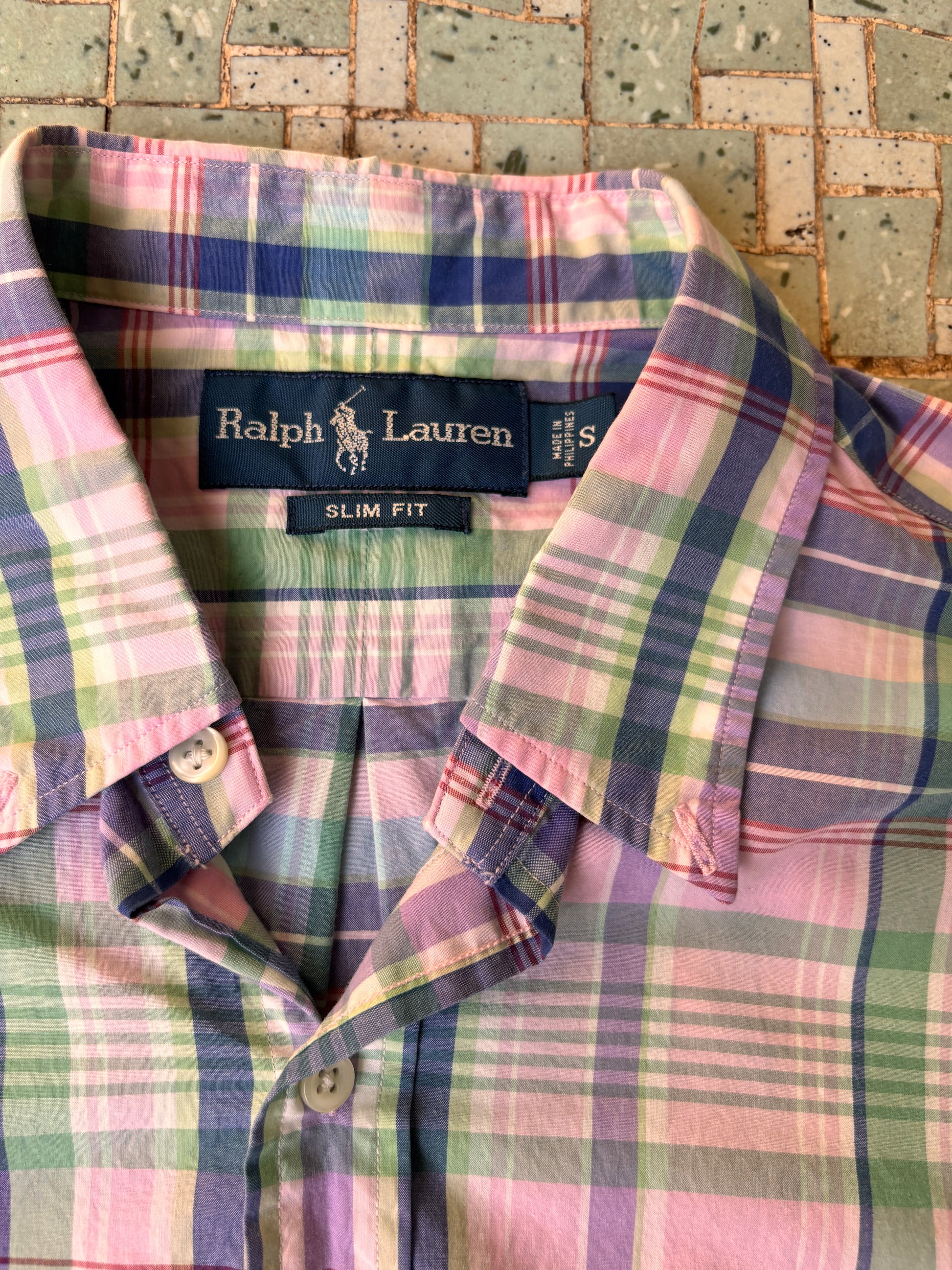 Vintage 90's Ralph Lauren Shirt Size S Gingham