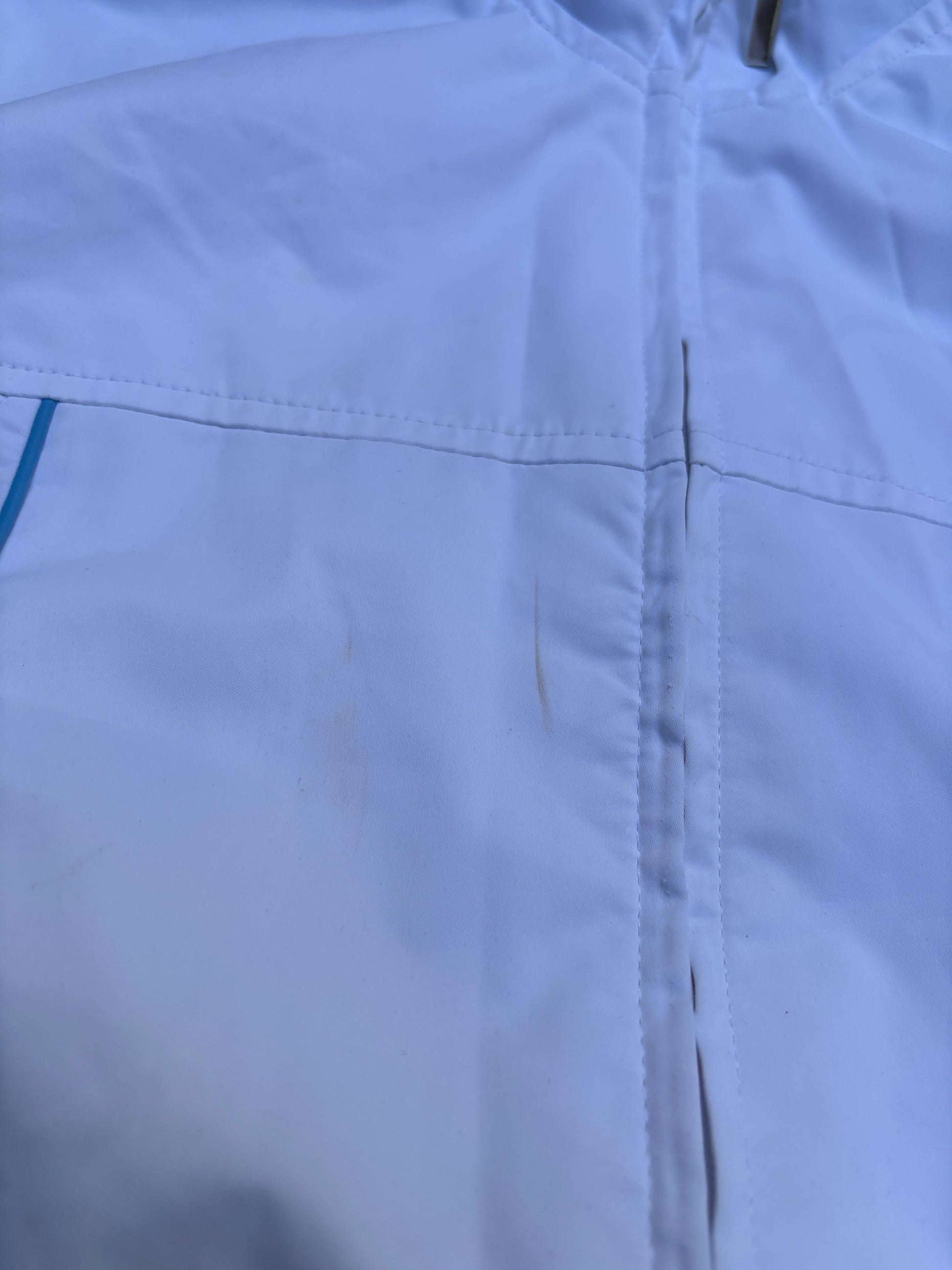 Vintage Y2K Nike Tracksuit Set Size XL White Blue Detail Jacket Blue Track Pants