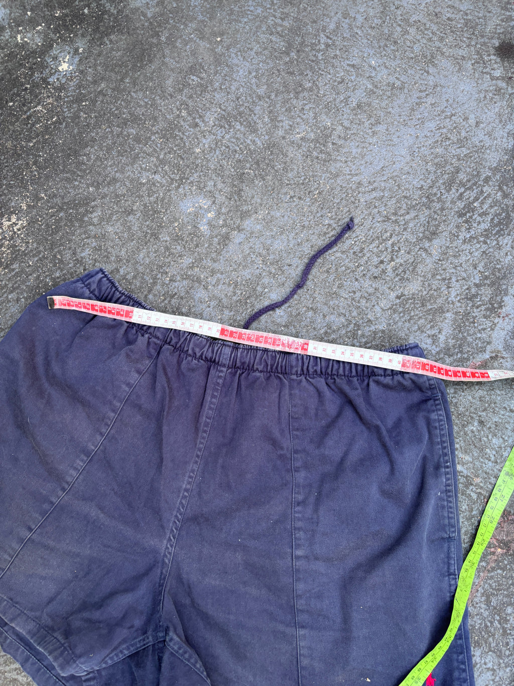 Vintage 90s Polo Ralph Lauren Rugby Shorts Men’s XL Navy Red Pony Stubbies