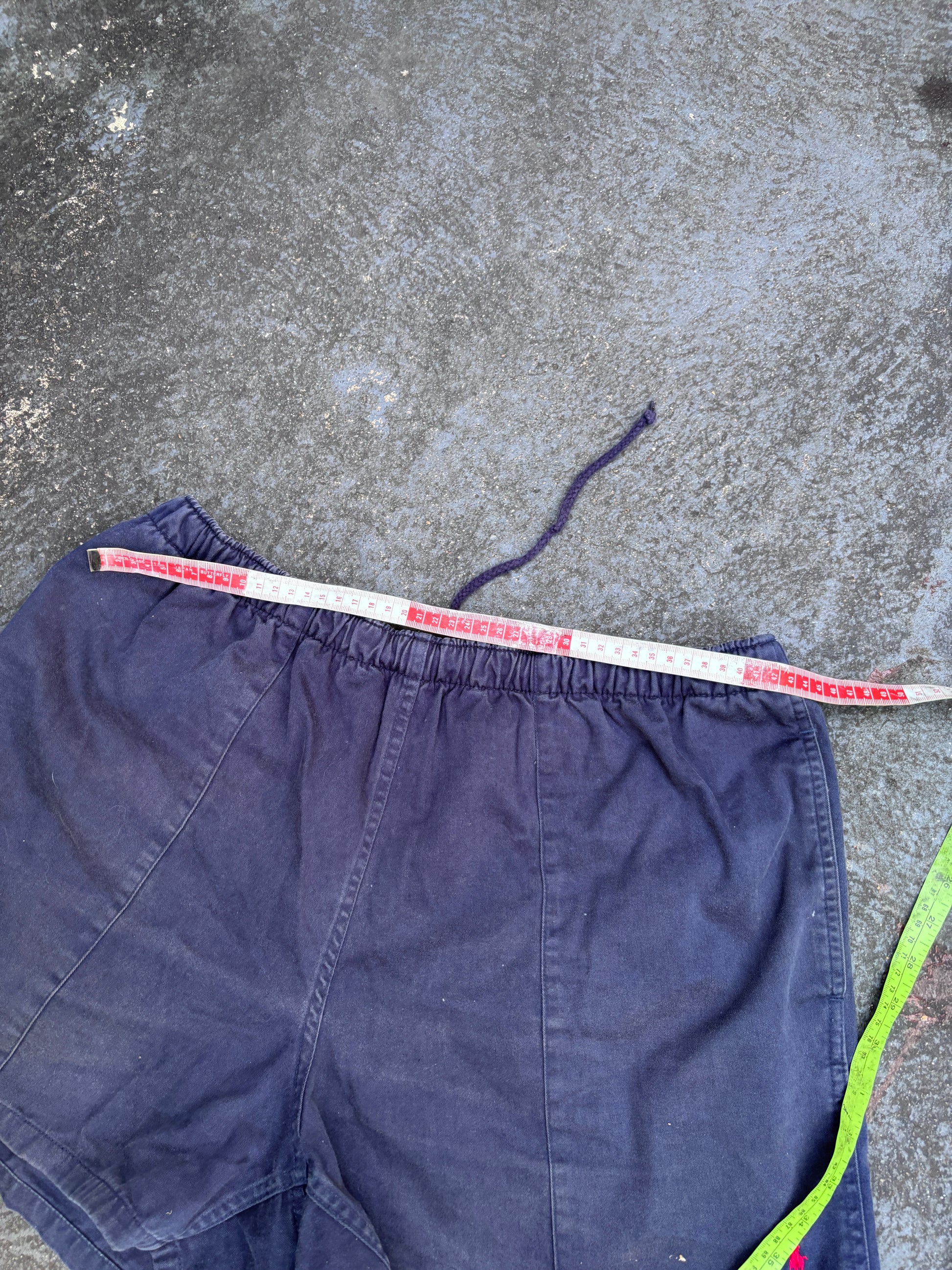 Vintage 90s Polo Ralph Lauren Rugby Shorts Men’s XL Navy Red Pony Stubbies