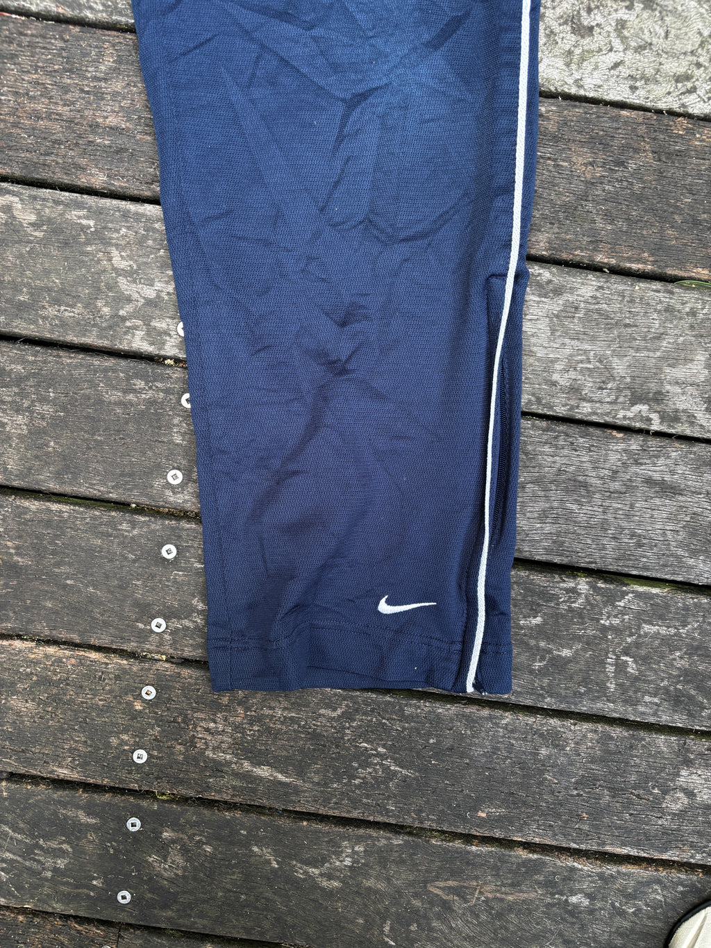 Nike Mesh Textured Track Pants Size S Y2K