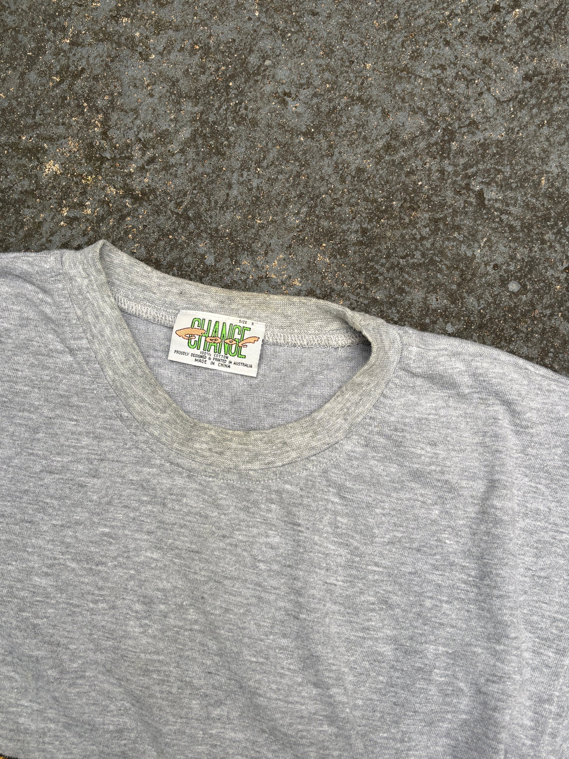 Vintage Y2K Bootleg Olympics Size S Oversized Grey Large Australia Embroidered Logo