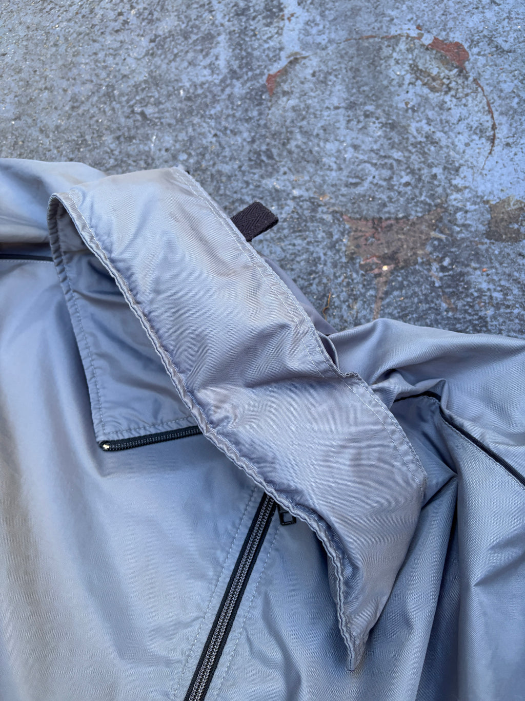 Vintage Y2K Nike Jacket Size XL Oversized Spell Out Kangaroo Pouch Windbreaker