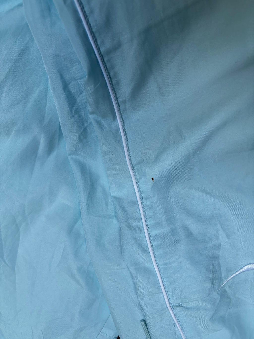 Women's Y2K Light Blue Nike Track Pants Size L