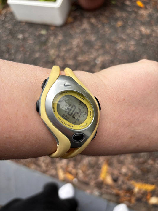 Vintage Y2K Nike Triax Swift Alpha Project Watch Yellow Blue OSFM Digital