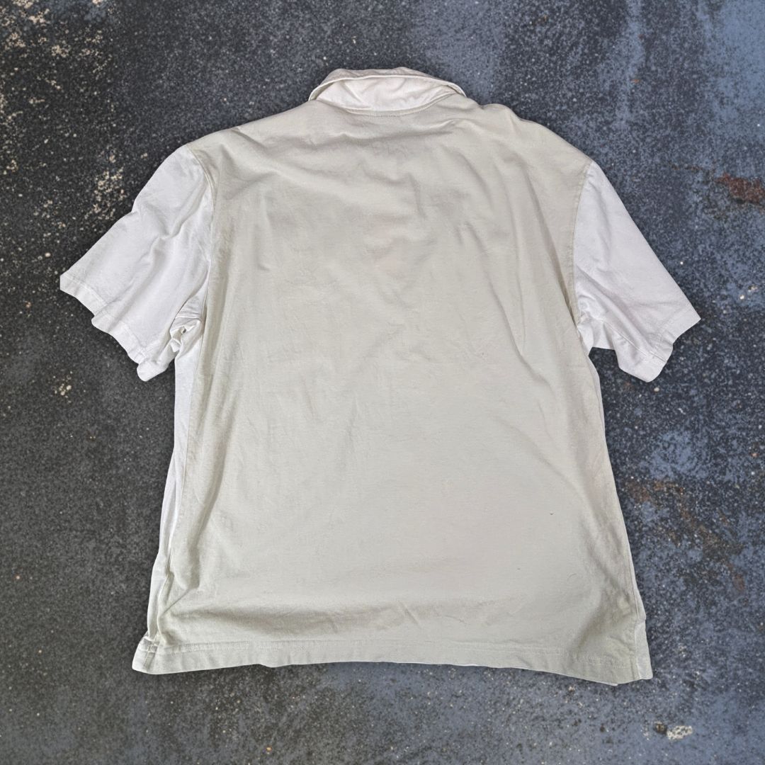 Vintage 90s Nike Court Polo Shirt Men’s XL White/Cream Alpha Project Chest Badge