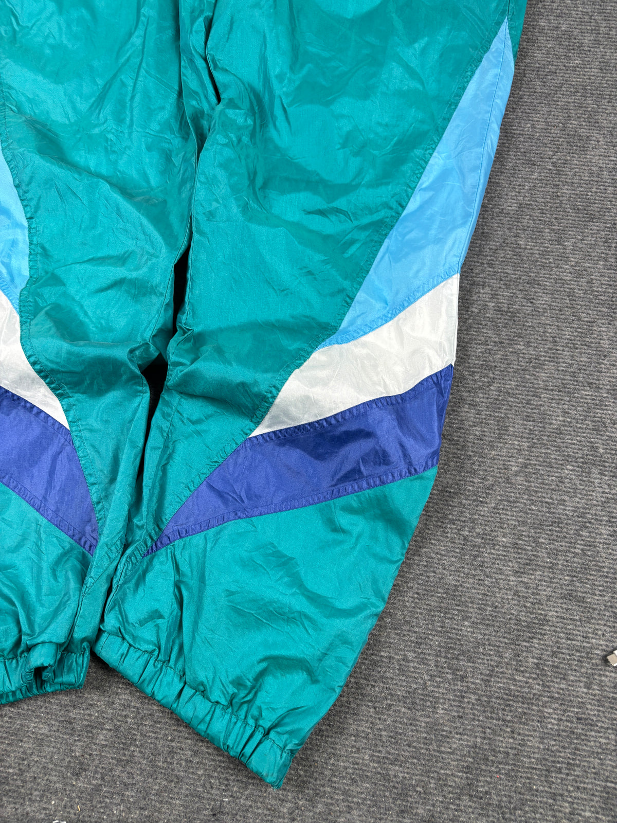 Vintage 90s Adidas Track Pants Men's Large Retro Cuffed Joggers