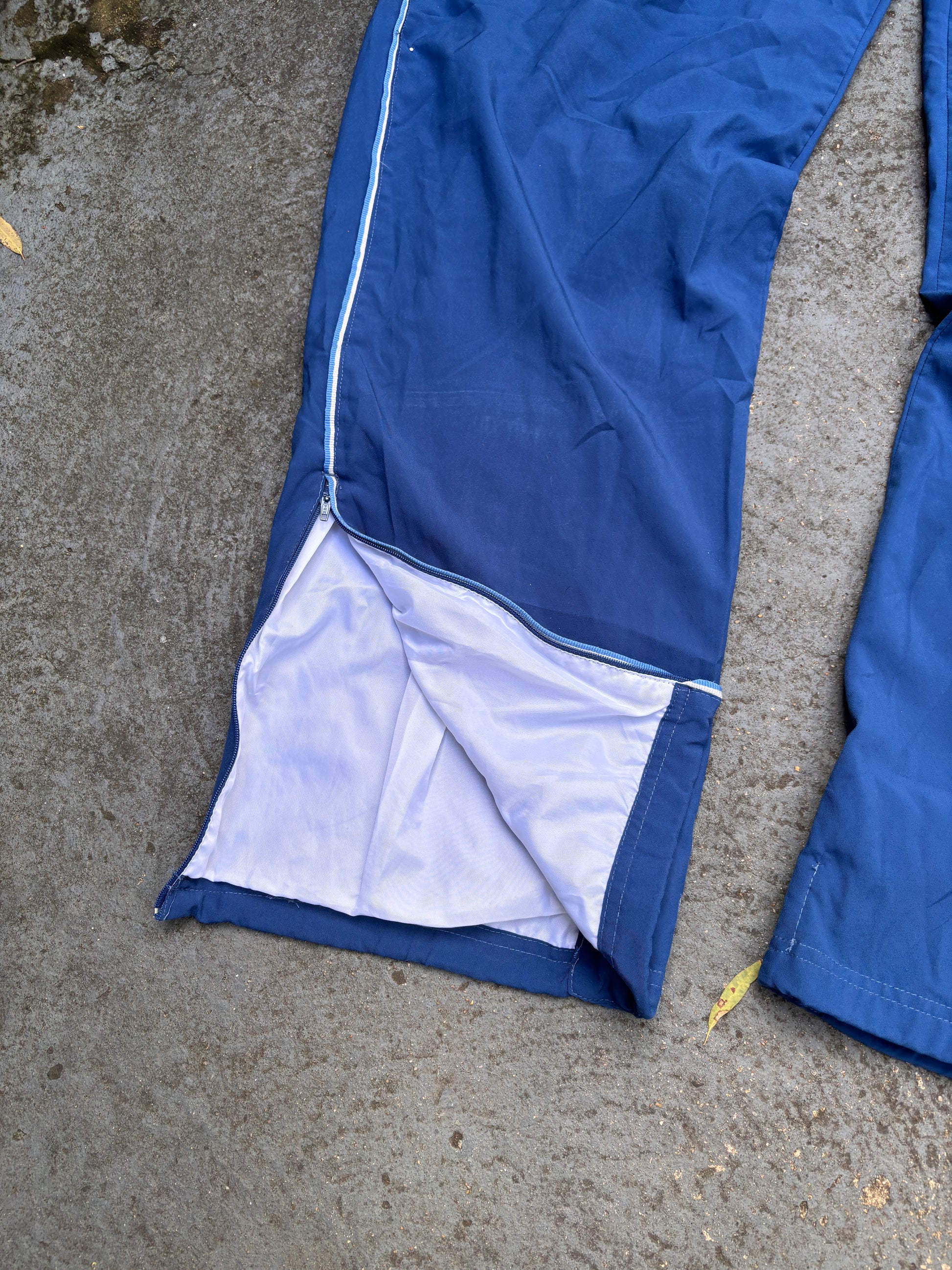 Vintage Y2K Nike Tracksuit Set Size XL White Blue Detail Jacket Blue Track Pants