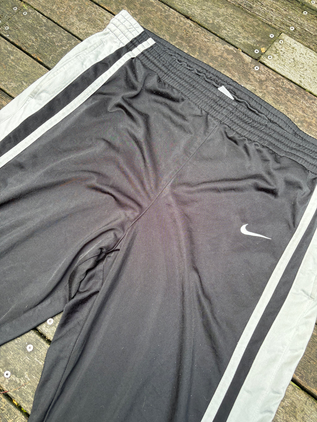 Nike Y2K Track Pants Size XL White, Grey Black Wide Leg