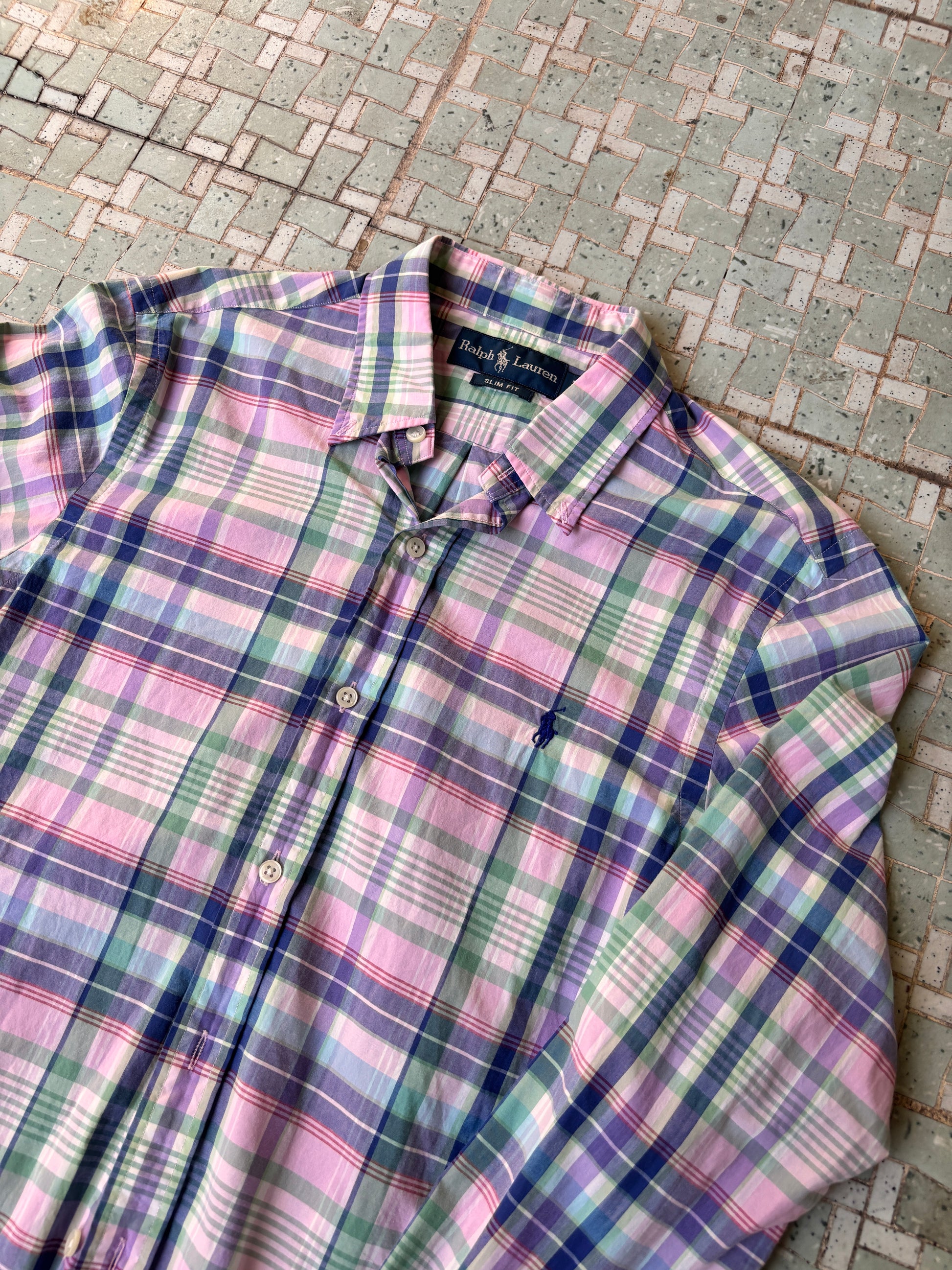 Vintage 90's Ralph Lauren Shirt Size S Gingham