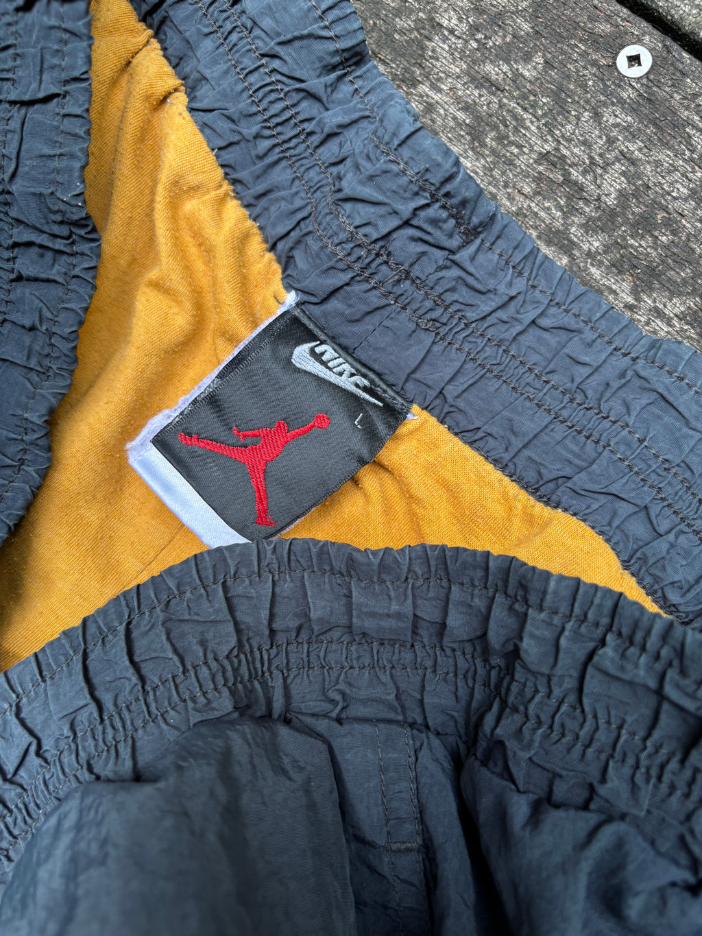 Vintage Air Jordan Nike Track Pants Size L 90's Jumpman tag