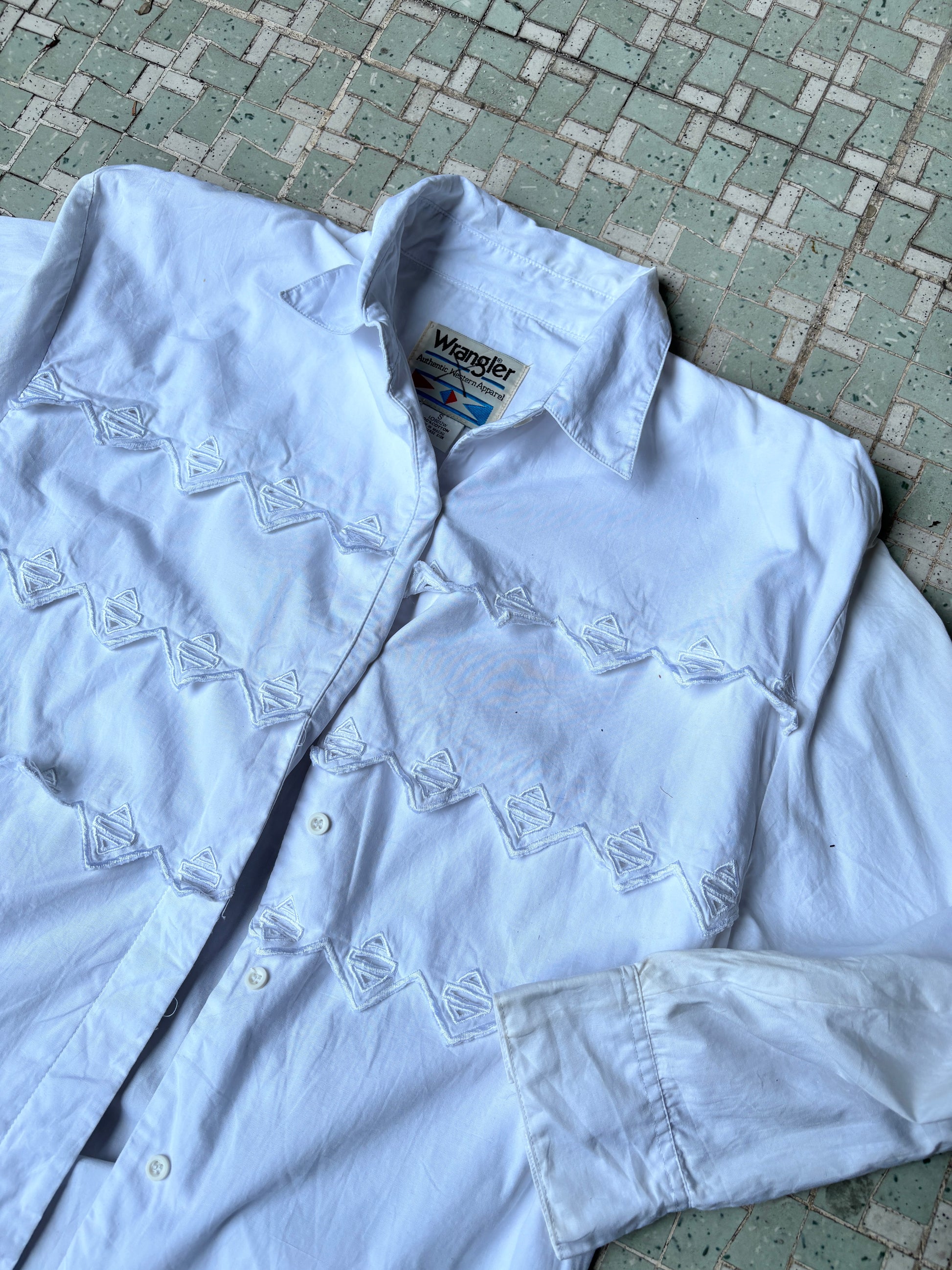 Vintage Wrangler Western Wear Shirt Size S