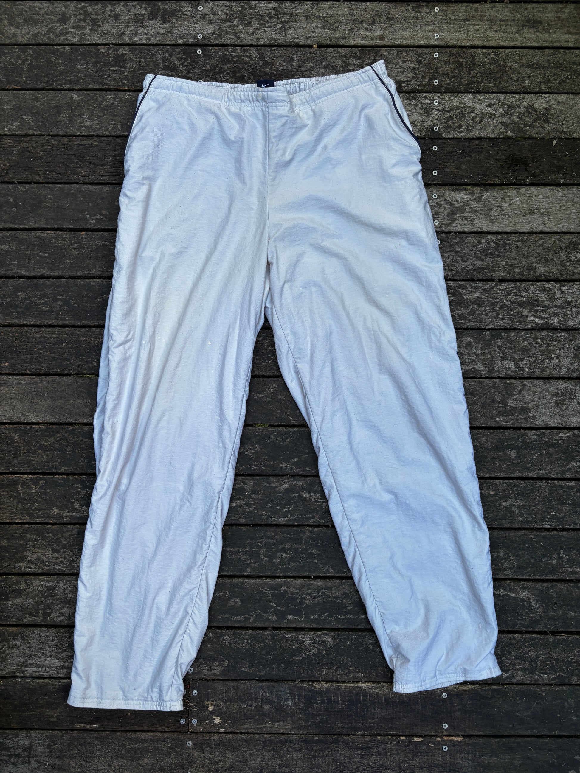 90's Nike Court Track Pants Size XL White