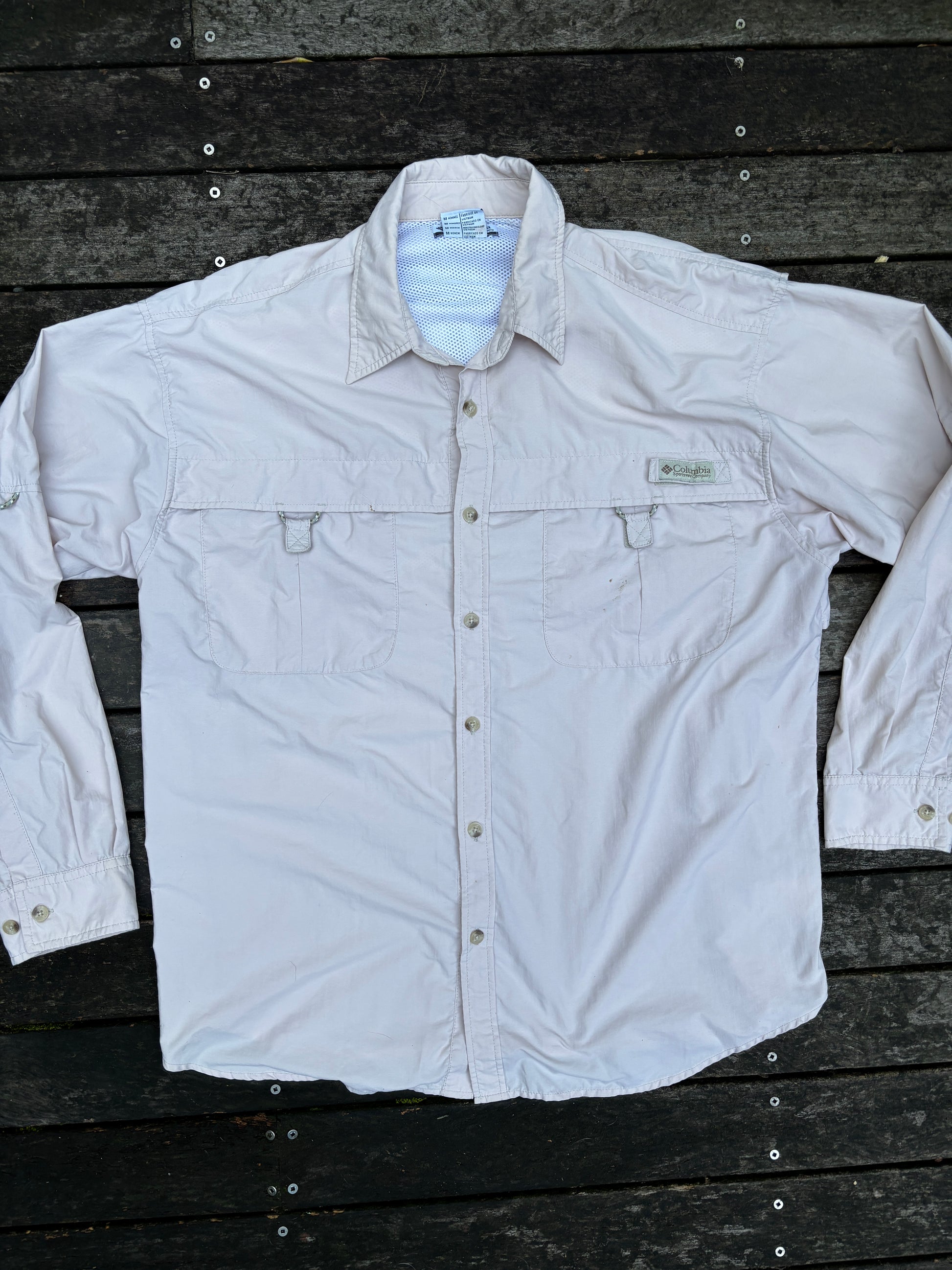 Vintage Columbia PFG Fishing Shirt Size M